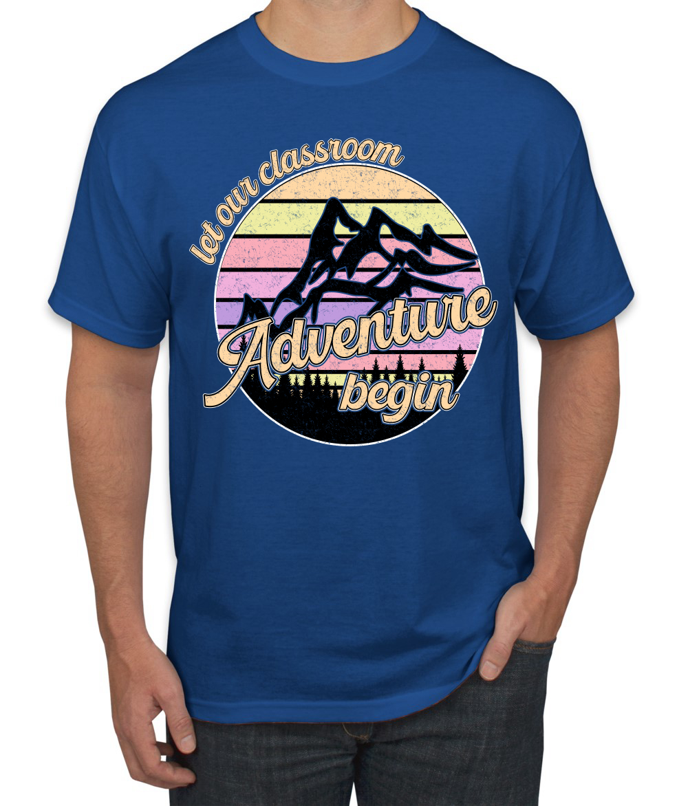 Camiseta para hombre Let Our Classroom Adventure Begin colores claros - Imagen 10 de 13