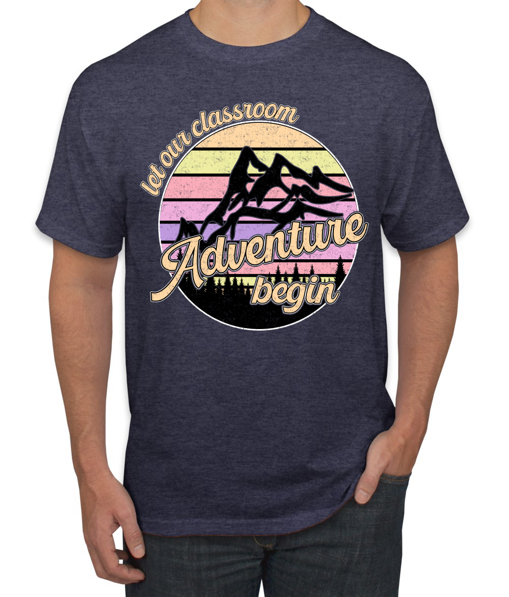 Camiseta para hombre Let Our Classroom Adventure Begin colores claros - Imagen 11 de 13