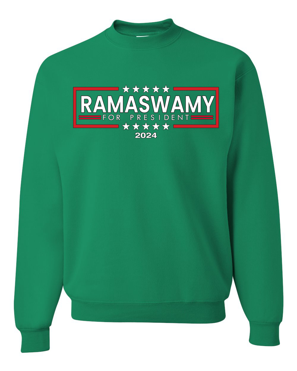 Ramaswamy For President 2024 Stars Red and White Unisex Crewneck Sweatshirt - Picture 8 of 14