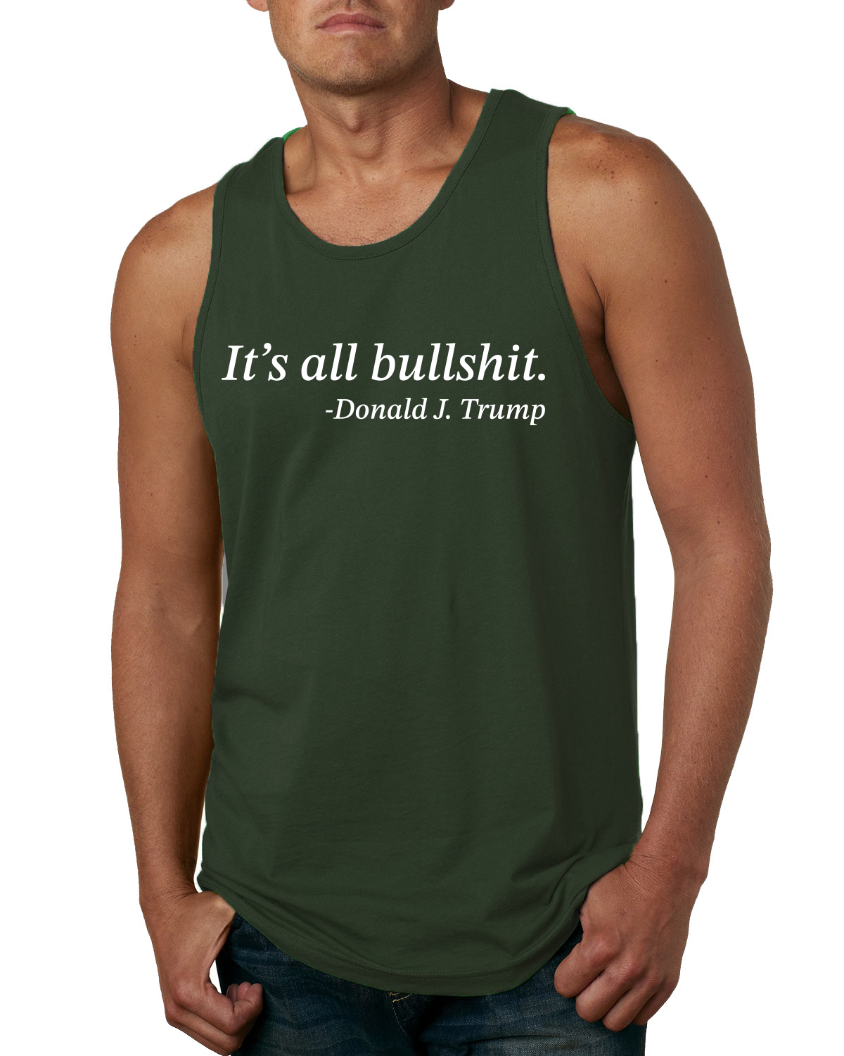 Its All B*llsh*t Donald Trump Quote Men Tank Top - Bild 4 von 8