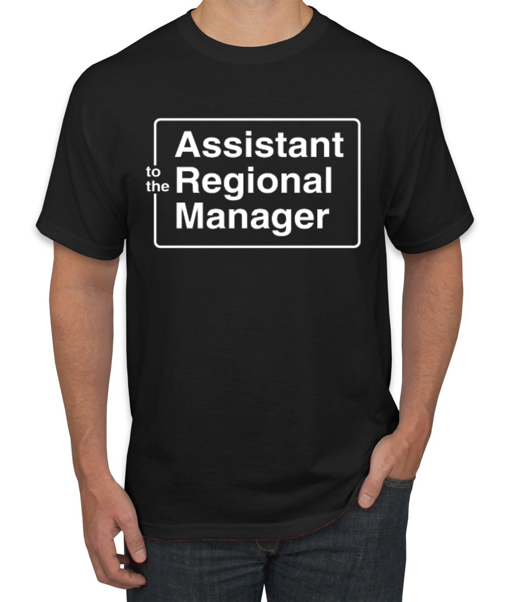 Assistant to the Regional Manager Office Quote Men TV Humor T Shirt Graphic T - Picture 3 of 23