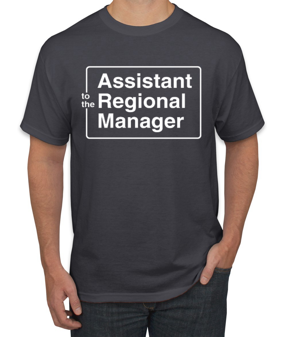 Assistant to the Regional Manager Office Quote Men TV Humor T Shirt Graphic T - Picture 4 of 23