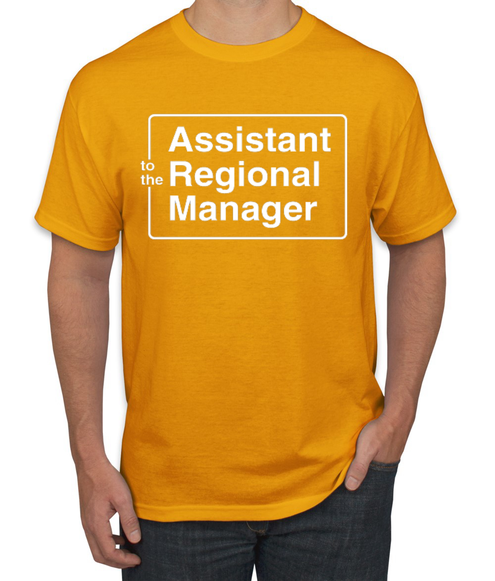 Assistant to the Regional Manager Office Quote Men TV Humor T Shirt Graphic T - Picture 6 of 23