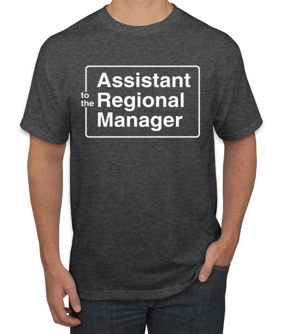 Assistant to the Regional Manager Office Quote Men TV Humor T Shirt Graphic T - Picture 7 of 23