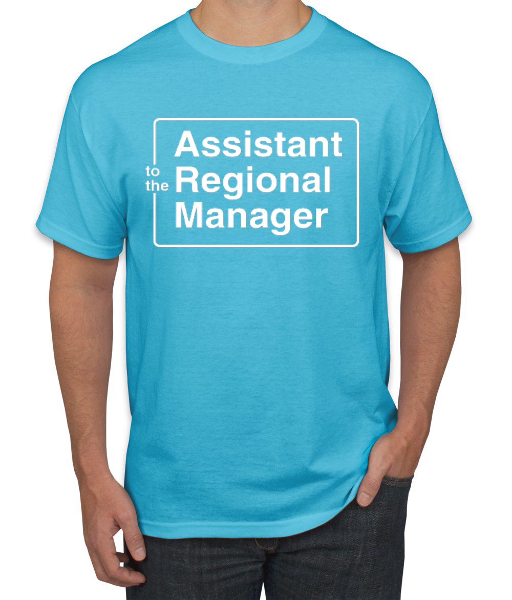 Assistant to the Regional Manager Office Quote Men TV Humor T Shirt Graphic T - Picture 12 of 23