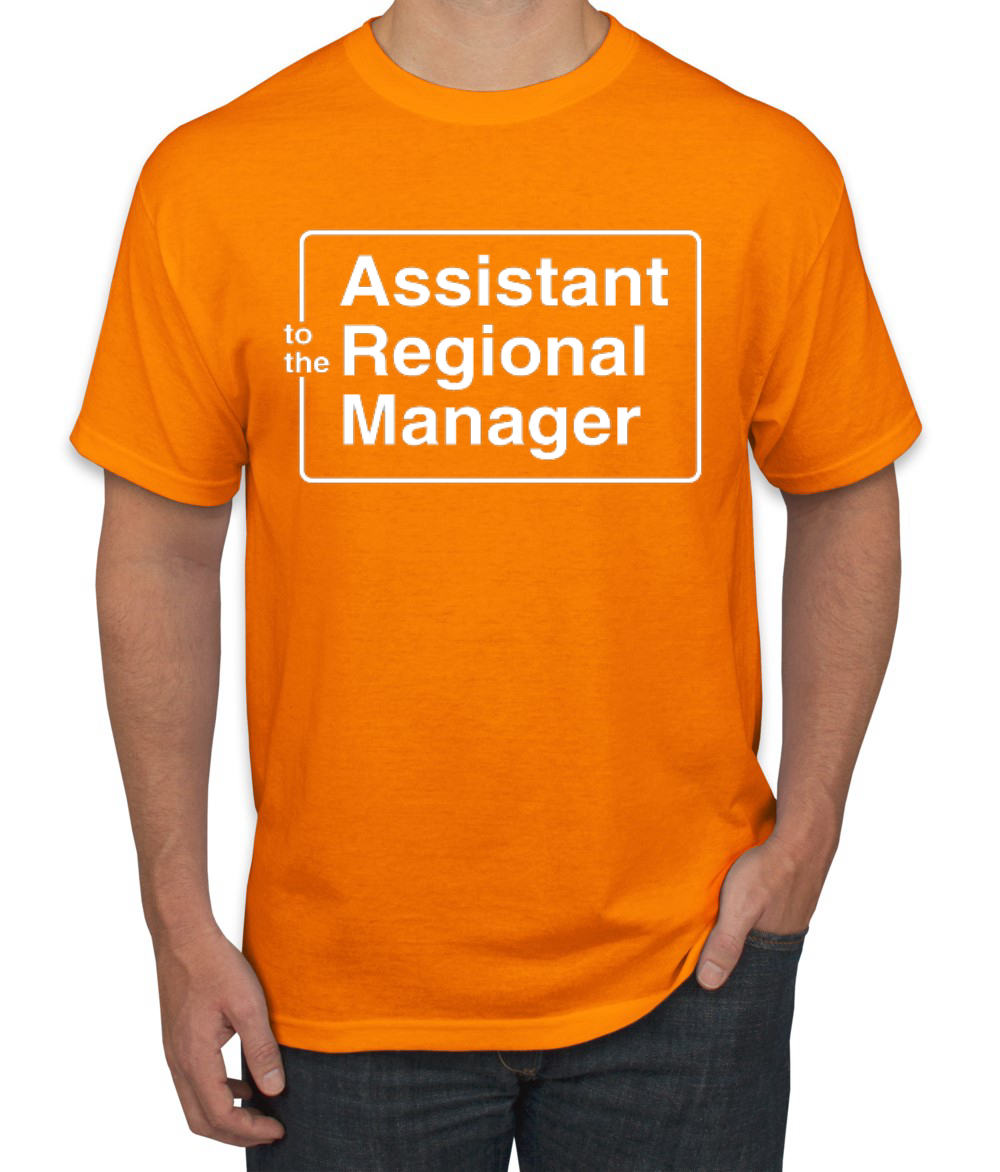 Assistant to the Regional Manager Office Quote Men TV Humor T Shirt Graphic T - Picture 17 of 23