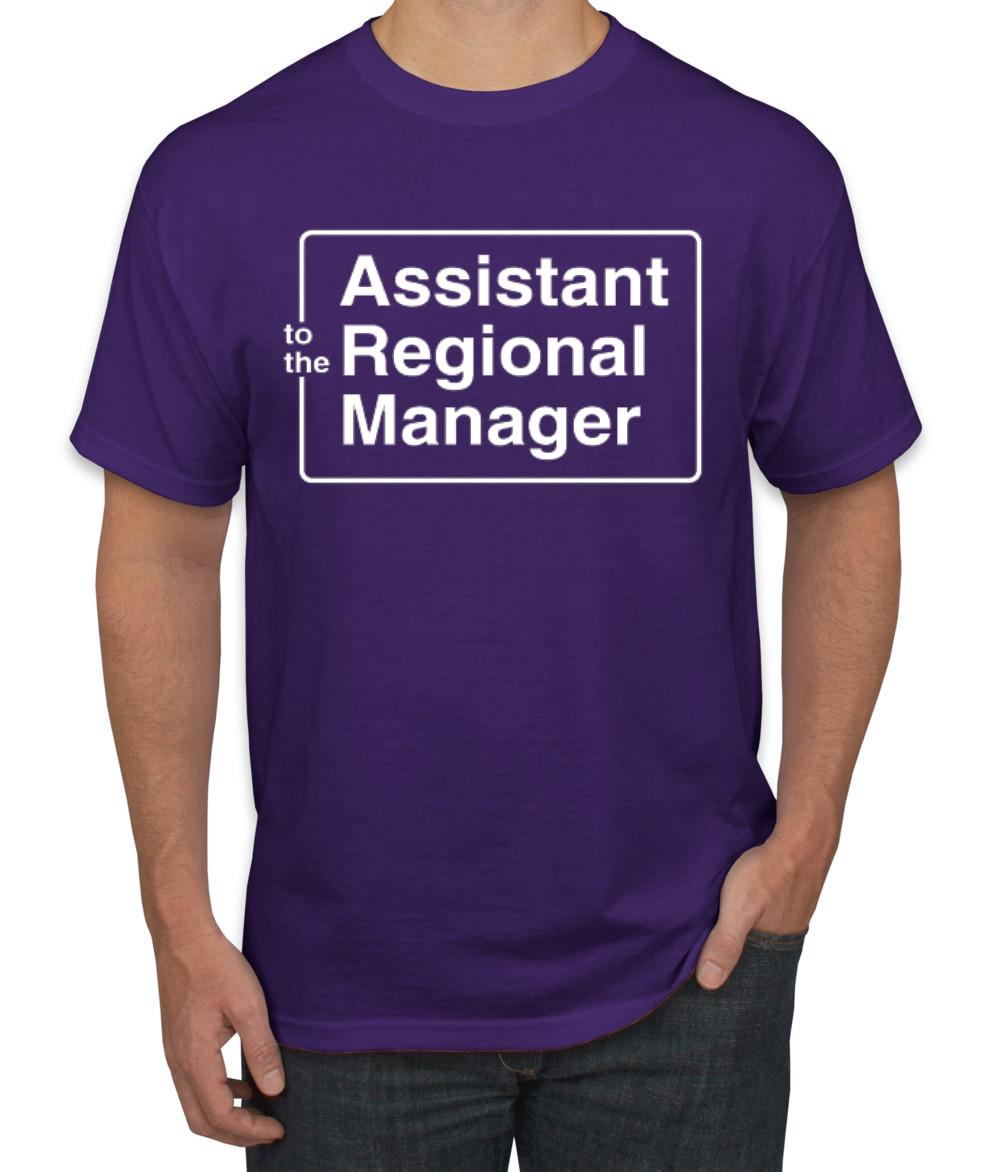 Assistant to the Regional Manager Office Quote Men TV Humor T Shirt Graphic T - Picture 18 of 23