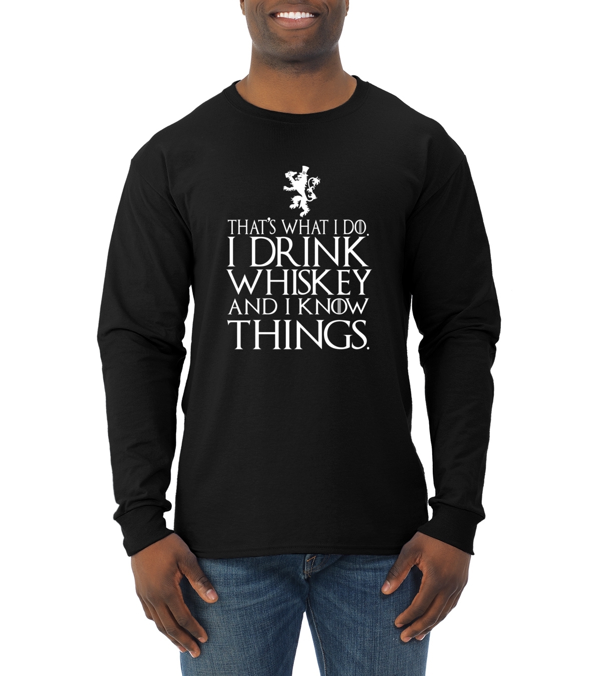 I Drink Whiskey and I Know Things St Patrick's Day Graphic T-Shirt