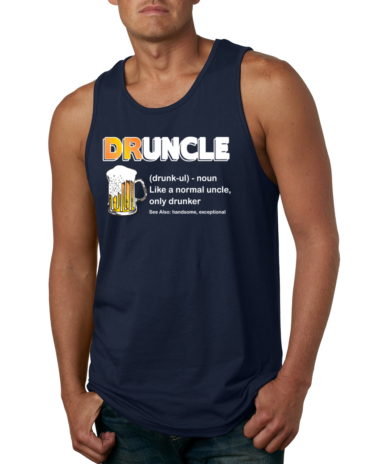 Camiseta sin mangas borracho divertido tío borracho definición normal pero borracho bebedor hombres - Imagen 5 de 5