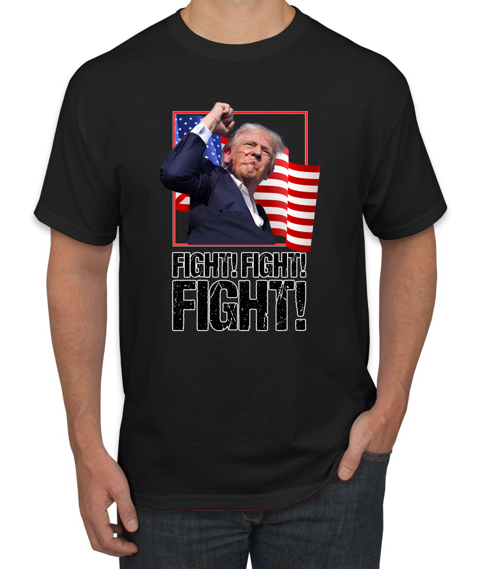 Donald Trump Fight Fight Fight MAGA Assassination Attempt T-Shirt - Picture 3 of 14