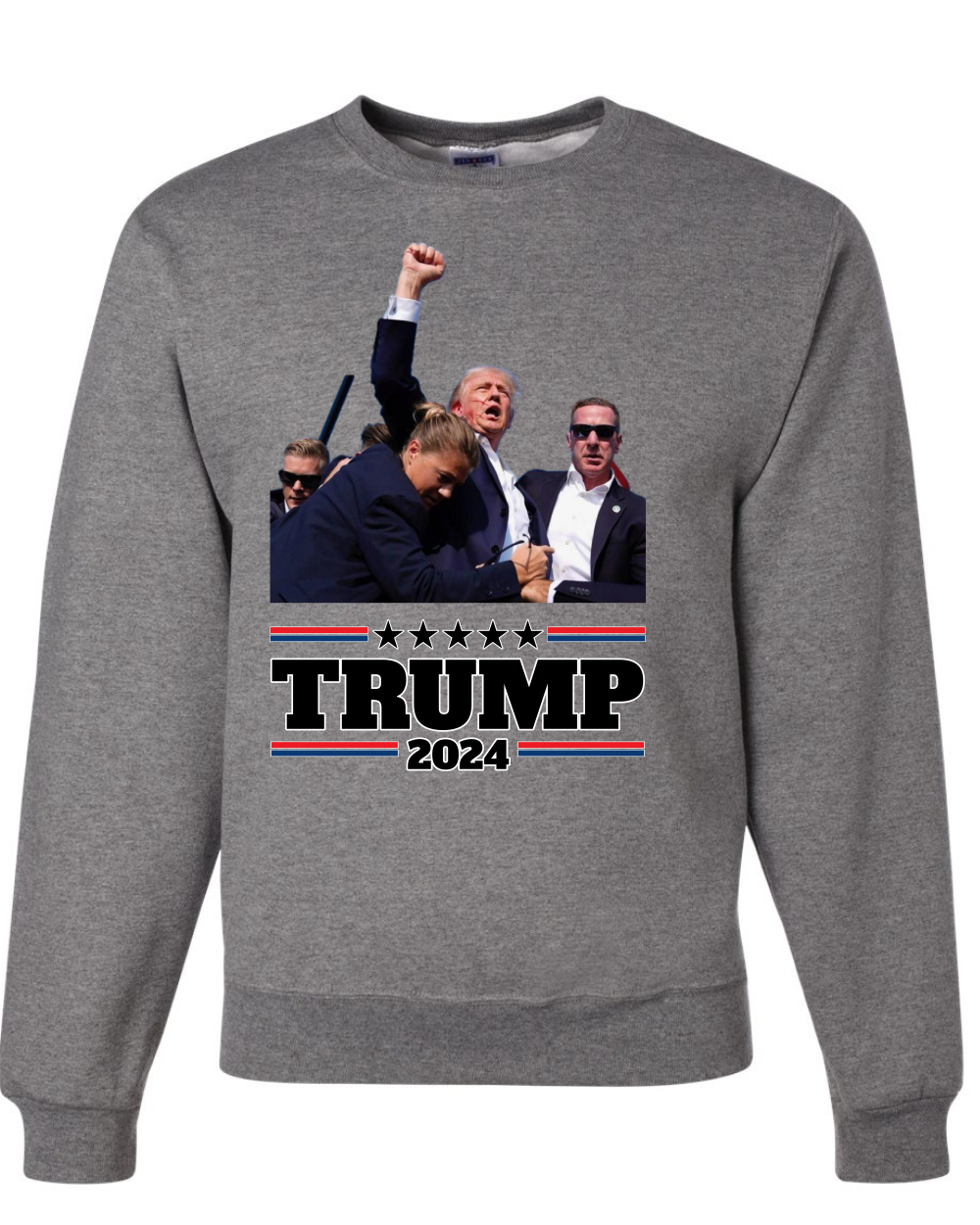 Sudadera cuello redondo Trump 2024 MAGA puño a prueba de balas intento de asesinato - Imagen 4 de 12