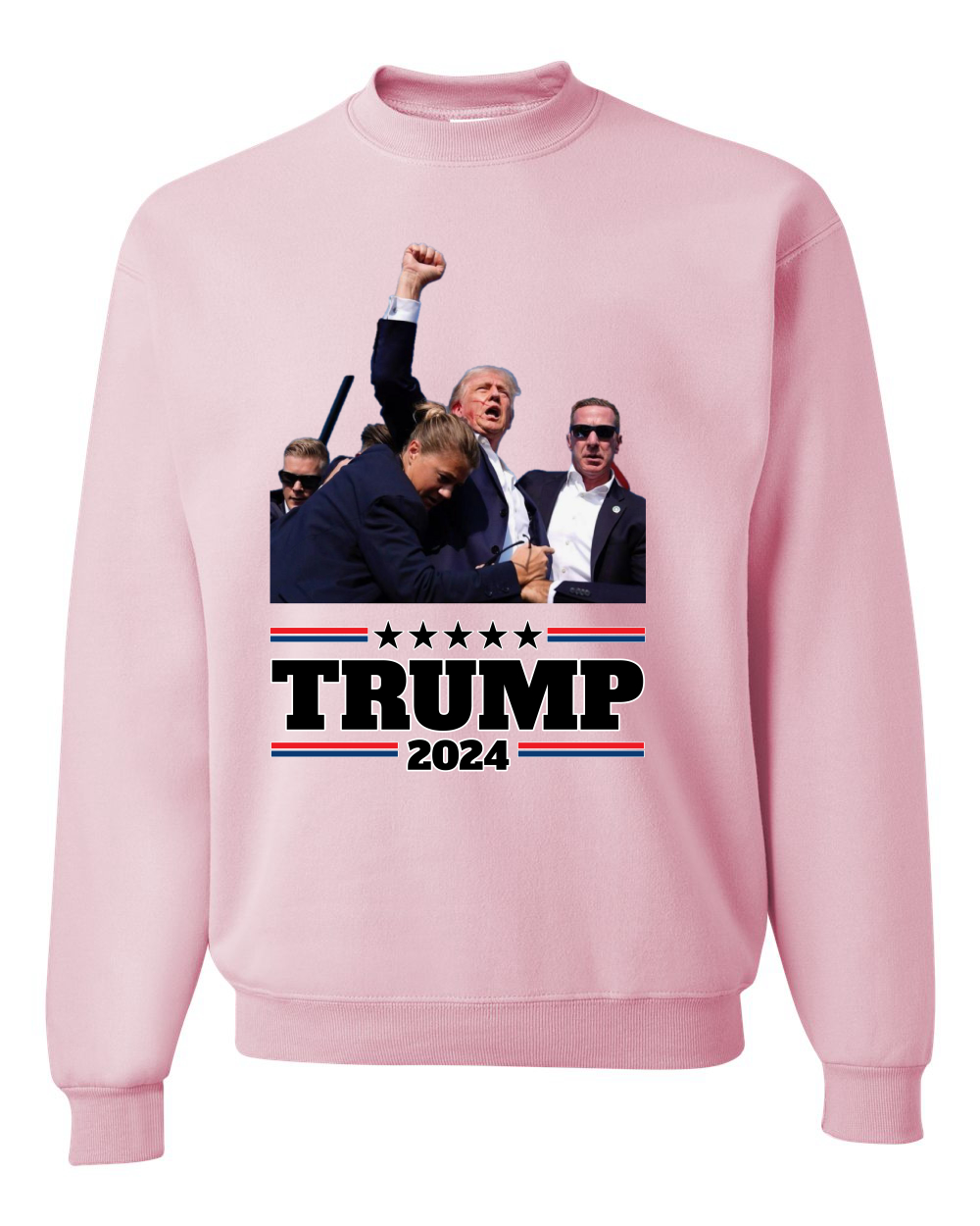 Sudadera cuello redondo Trump 2024 MAGA puño a prueba de balas intento de asesinato - Imagen 5 de 12