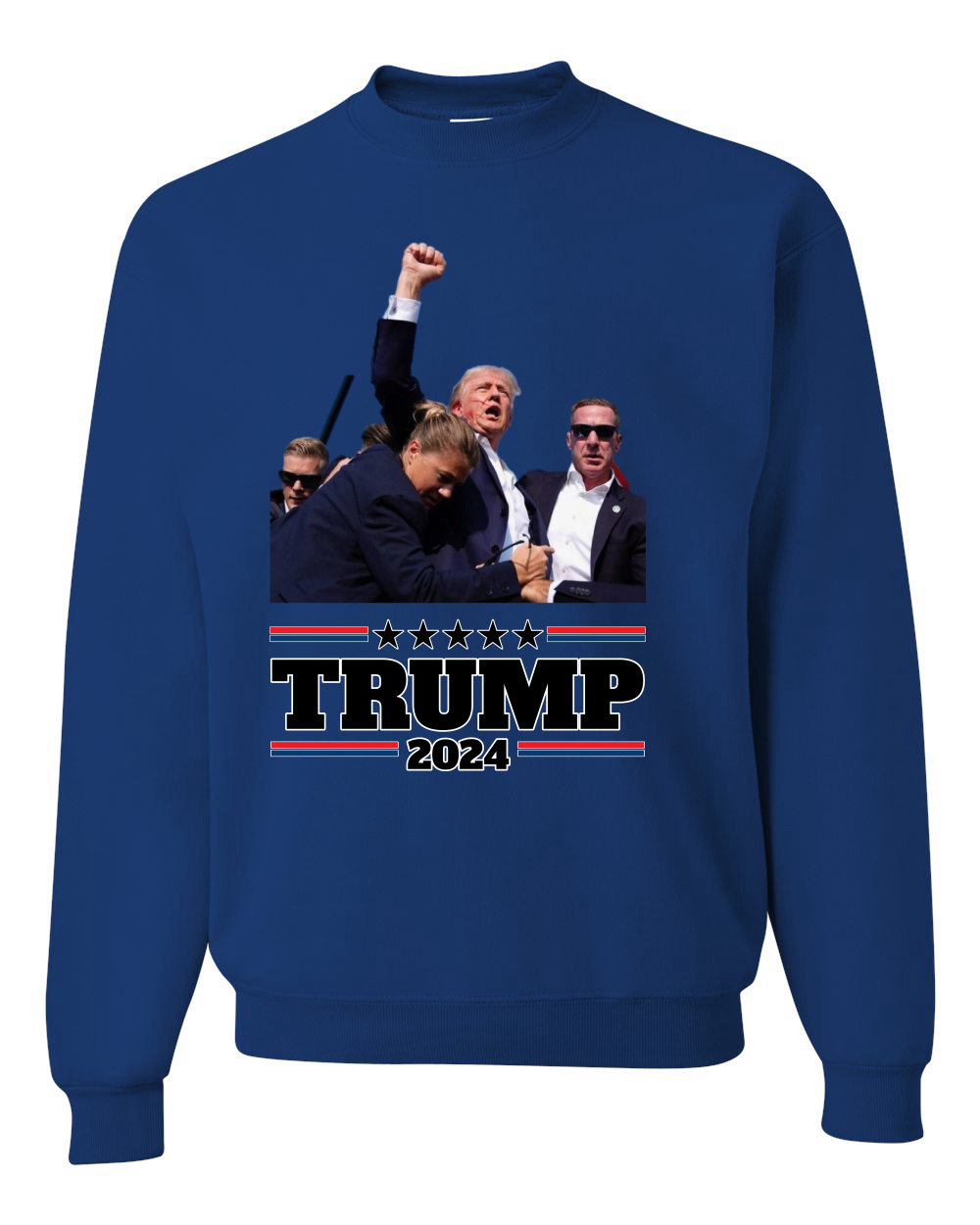 Sudadera cuello redondo Trump 2024 MAGA puño a prueba de balas intento de asesinato - Imagen 8 de 12
