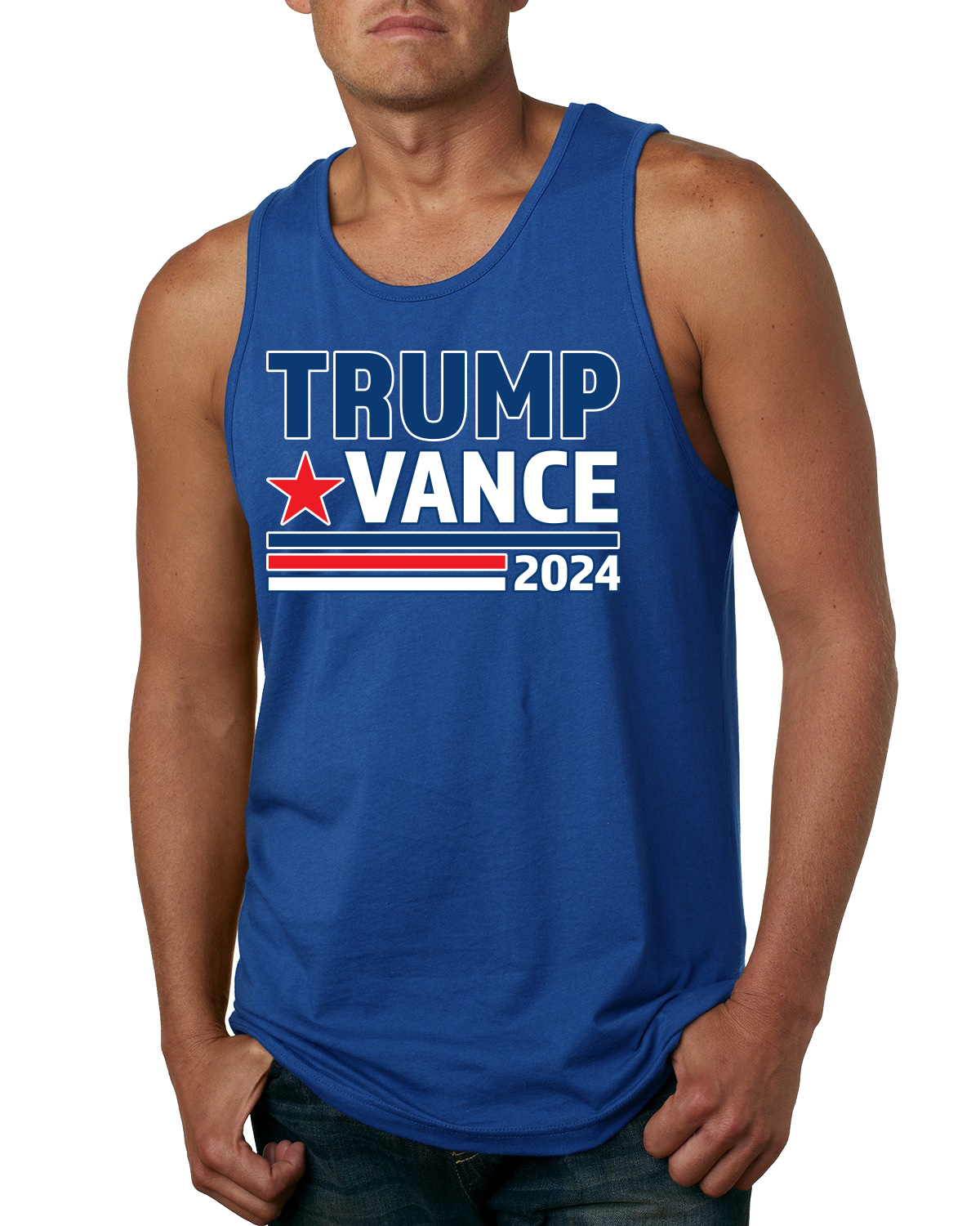 Camiseta sin mangas Trump Vance 2024 Vicepresidente Elección Hombre - Imagen 7 de 7