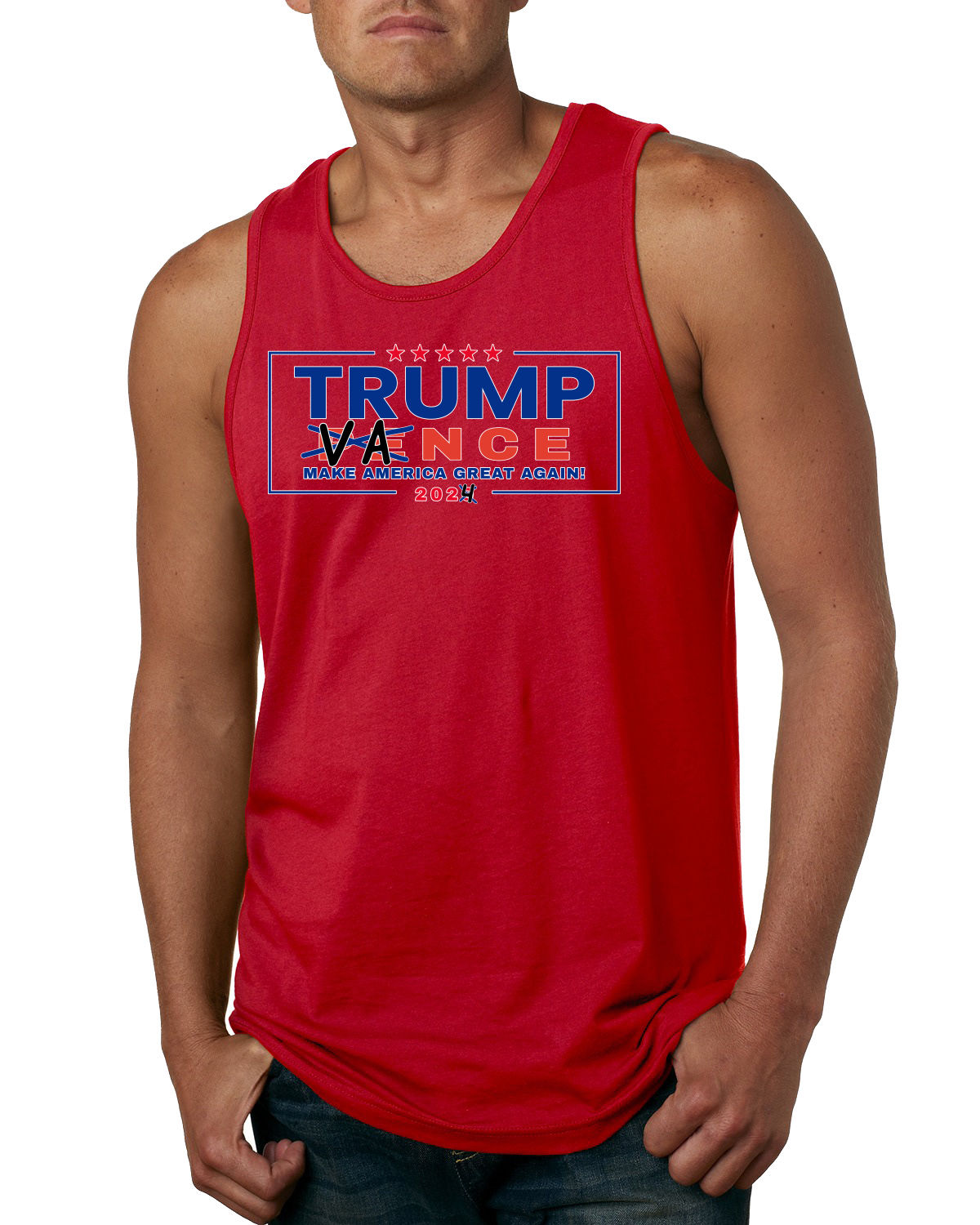 Camiseta sin mangas Trump JD Vance divertida de vicepresidente elecciones de Estados Unidos para hombre - Imagen 6 de 7