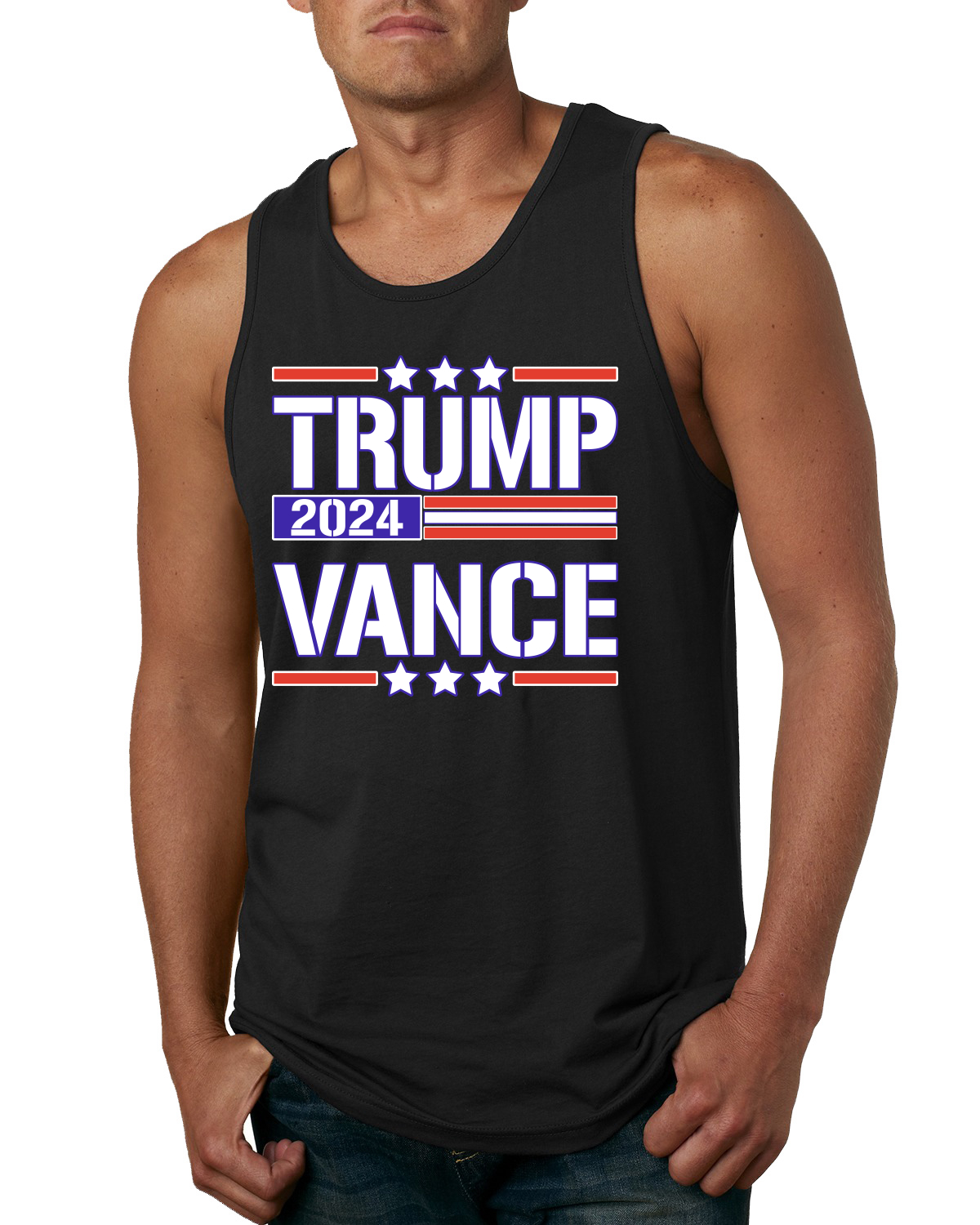 Camiseta sin mangas Trump Vance 2024 Vicepresidente VP EE. UU. Elecciones para hombre - Imagen 3 de 7