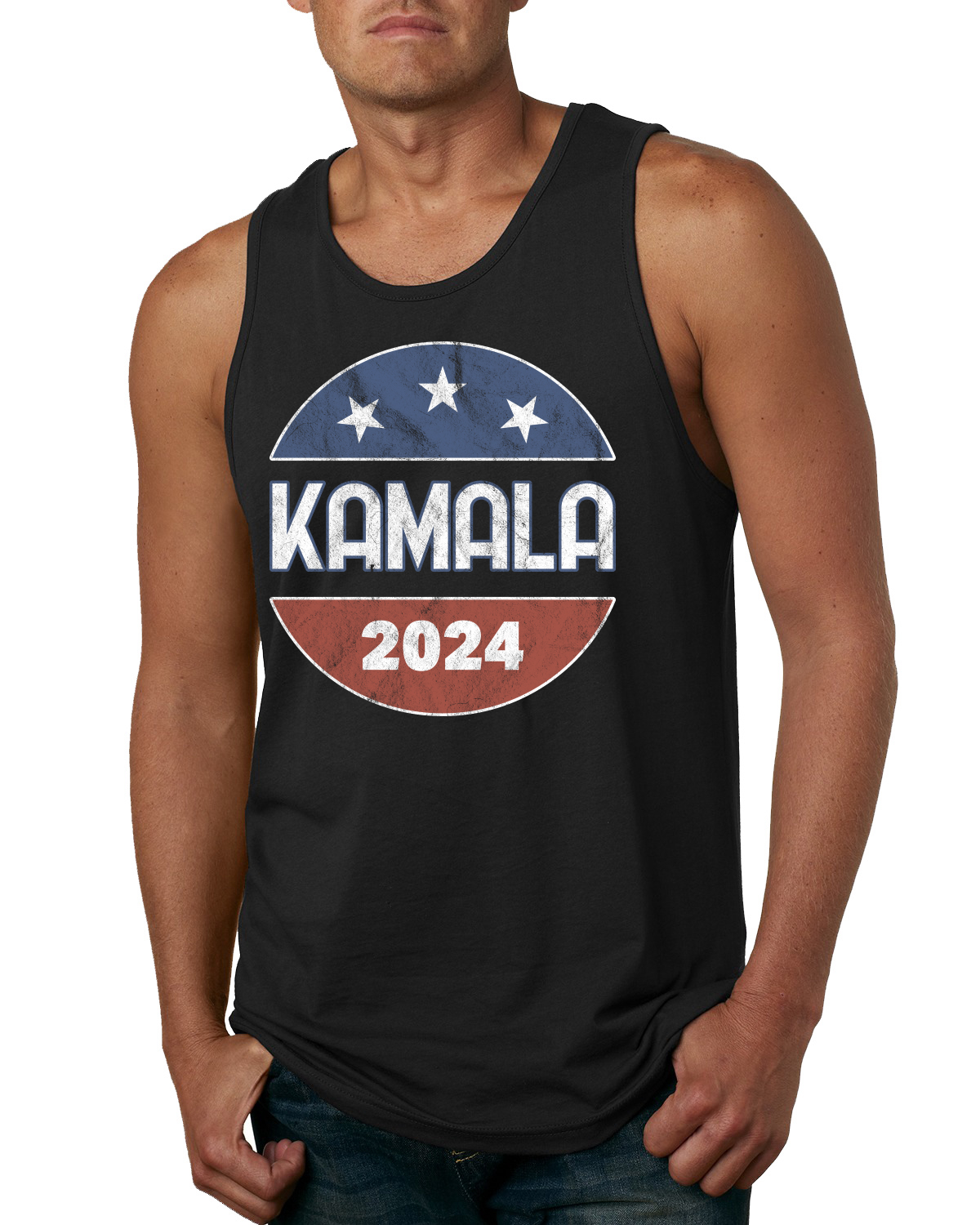 Camiseta sin mangas Kamala Harris campaña elecciones presidenciales para hombre - Imagen 3 de 7