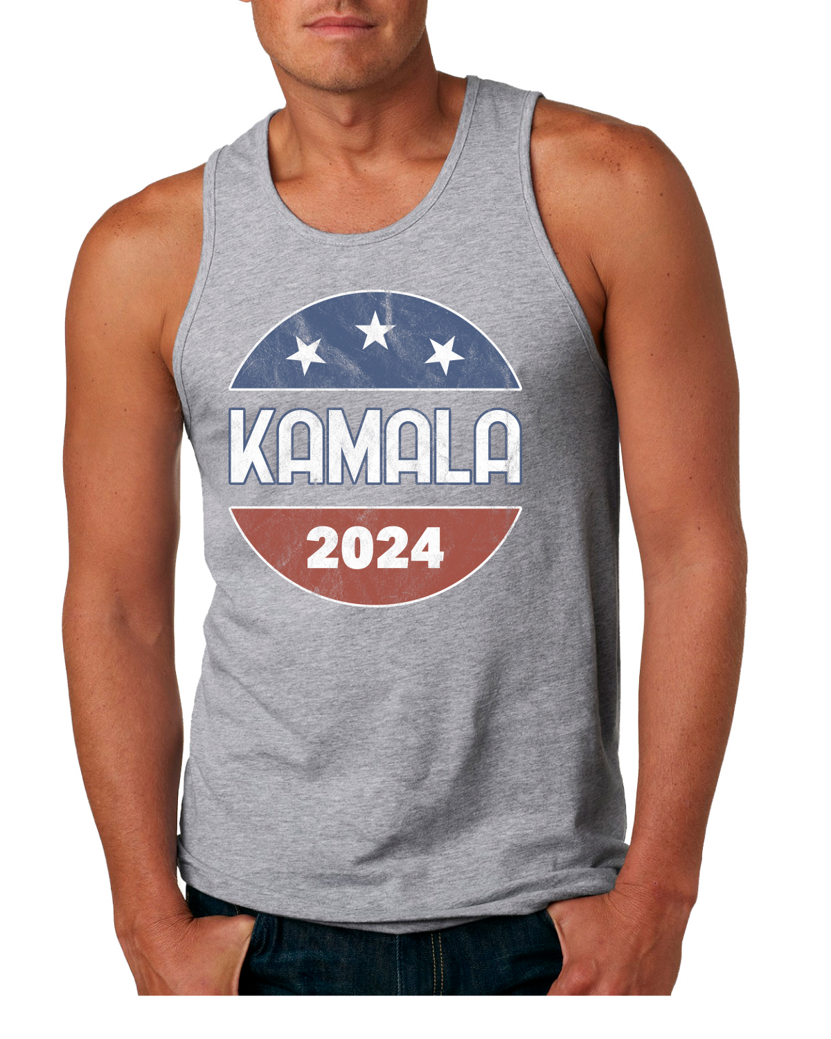Camiseta sin mangas Kamala Harris campaña elecciones presidenciales para hombre - Imagen 4 de 7