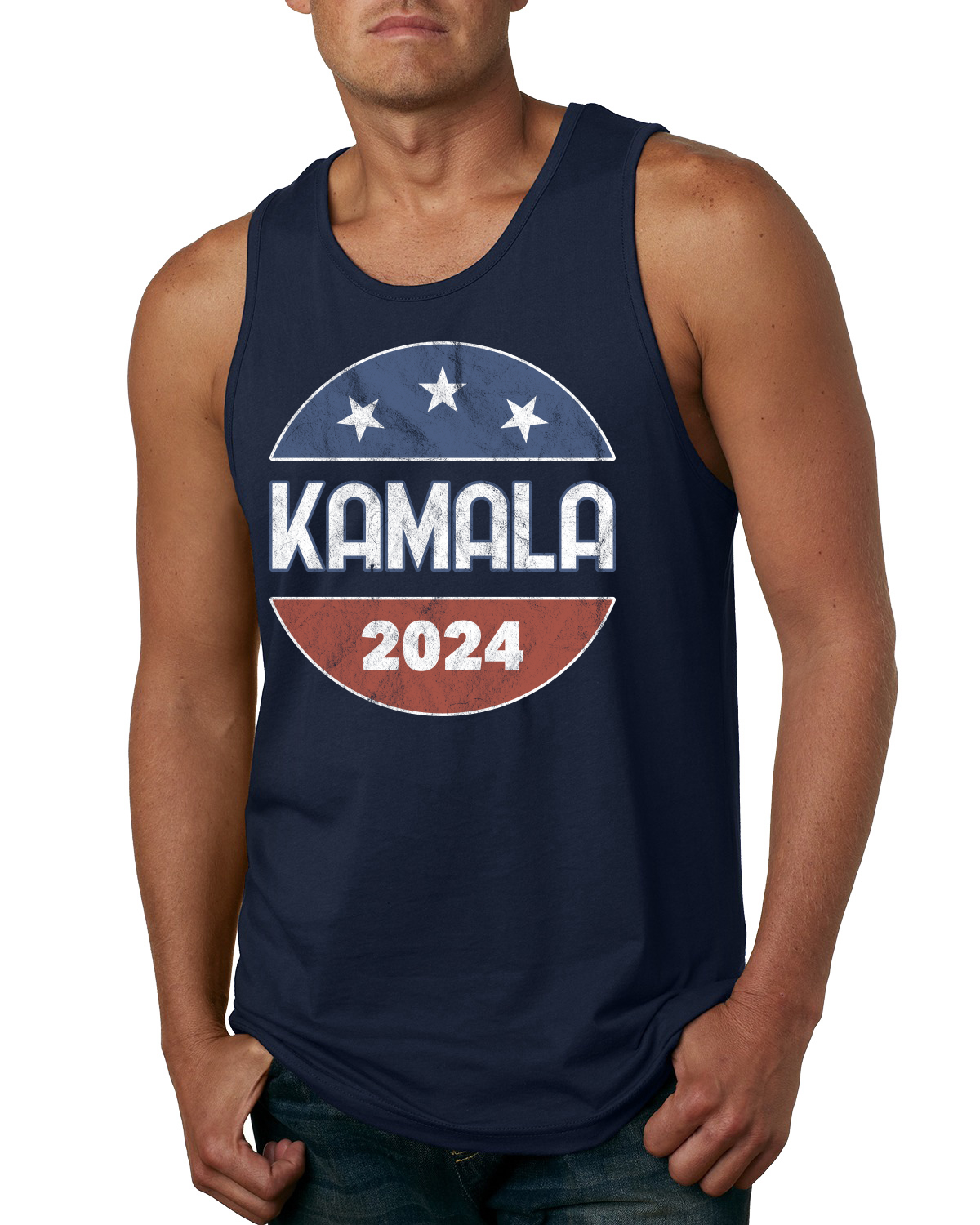 Camiseta sin mangas Kamala Harris campaña elecciones presidenciales para hombre - Imagen 5 de 7