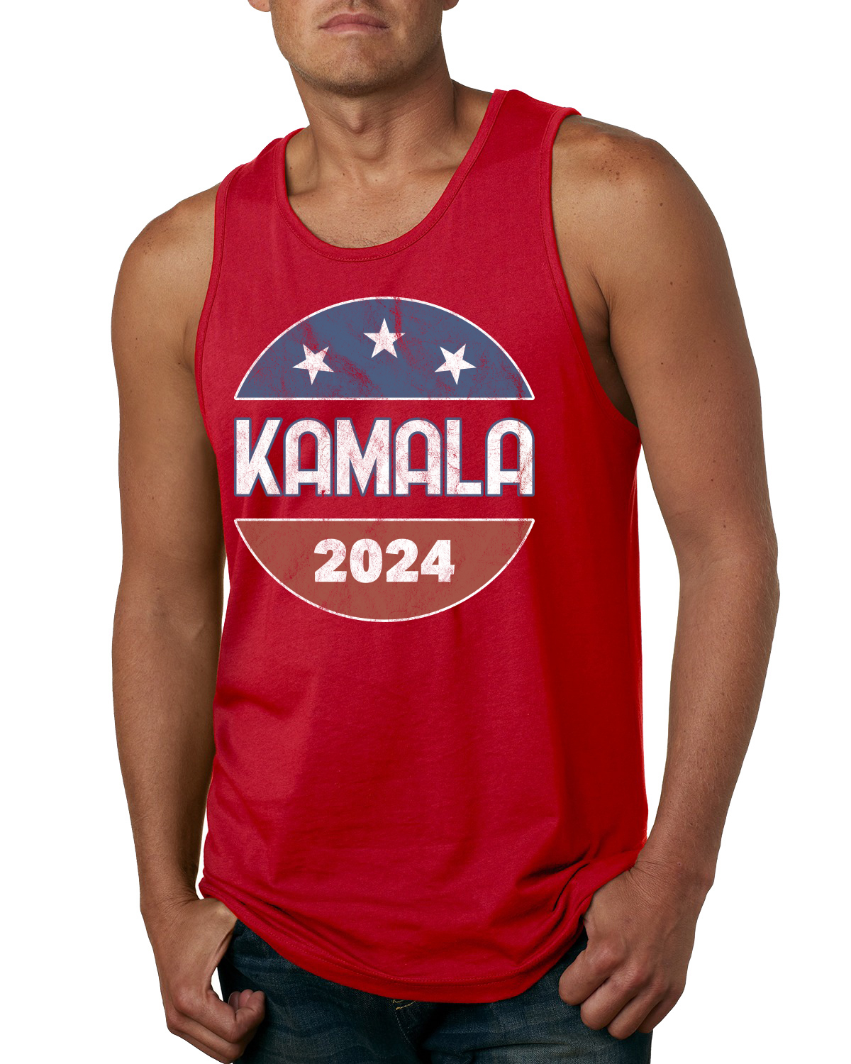 Camiseta sin mangas Kamala Harris campaña elecciones presidenciales para hombre - Imagen 6 de 7