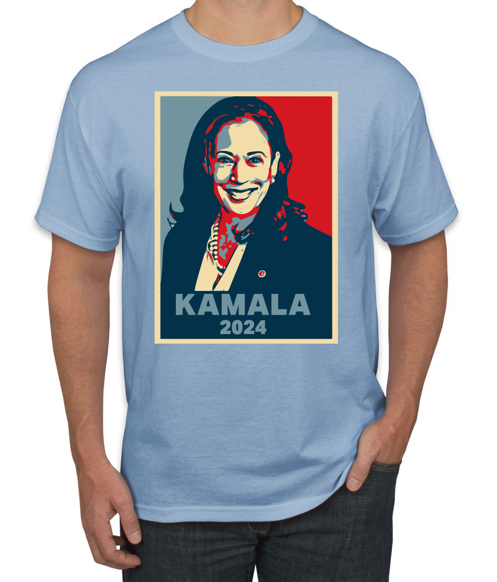 Vote Kamala Harris 2024 Hope Classic Portrait Democrat USA Election T-Shirt - Picture 12 of 14