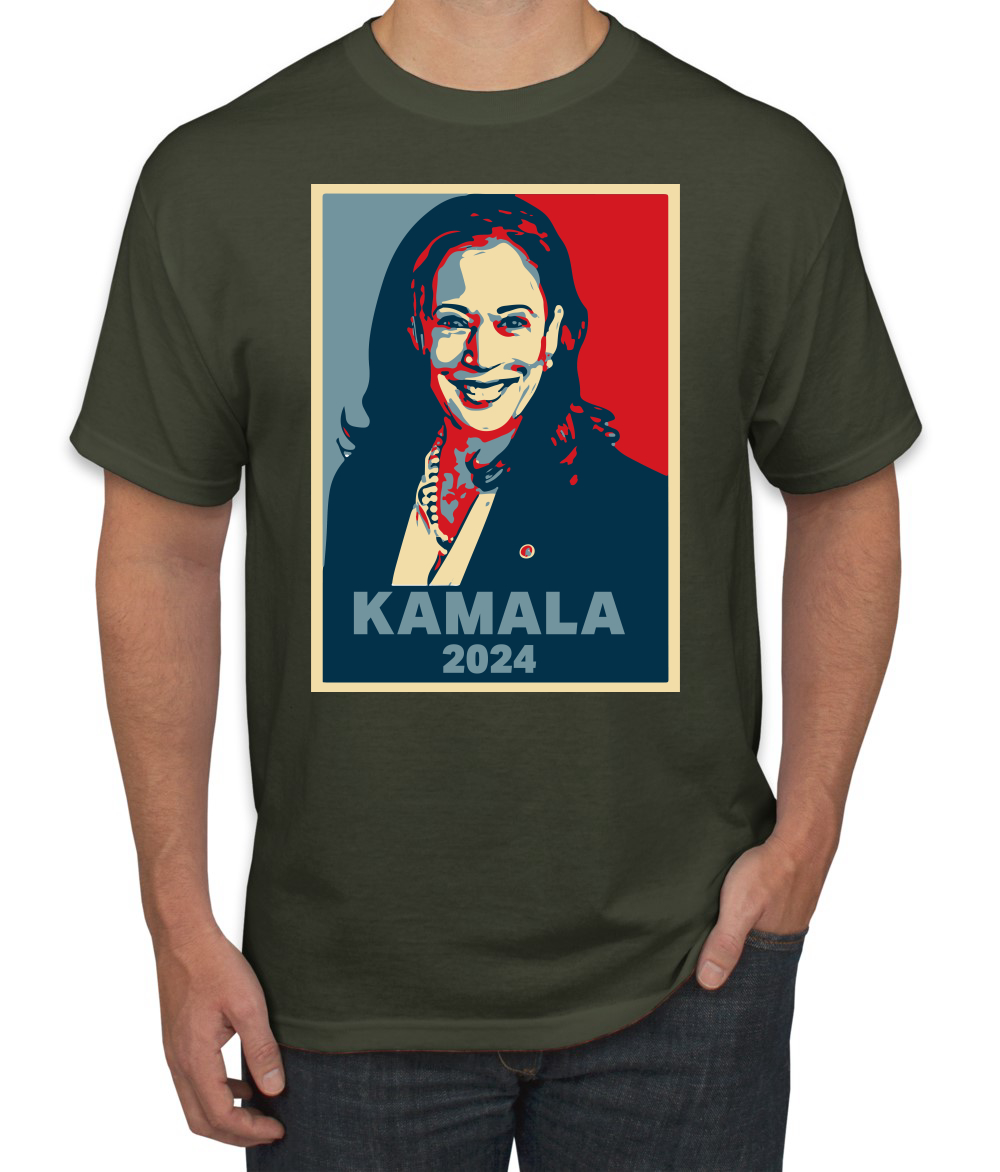 Vote Kamala Harris 2024 Hope Classic Portrait Democrat USA Election T-Shirt - Picture 13 of 14