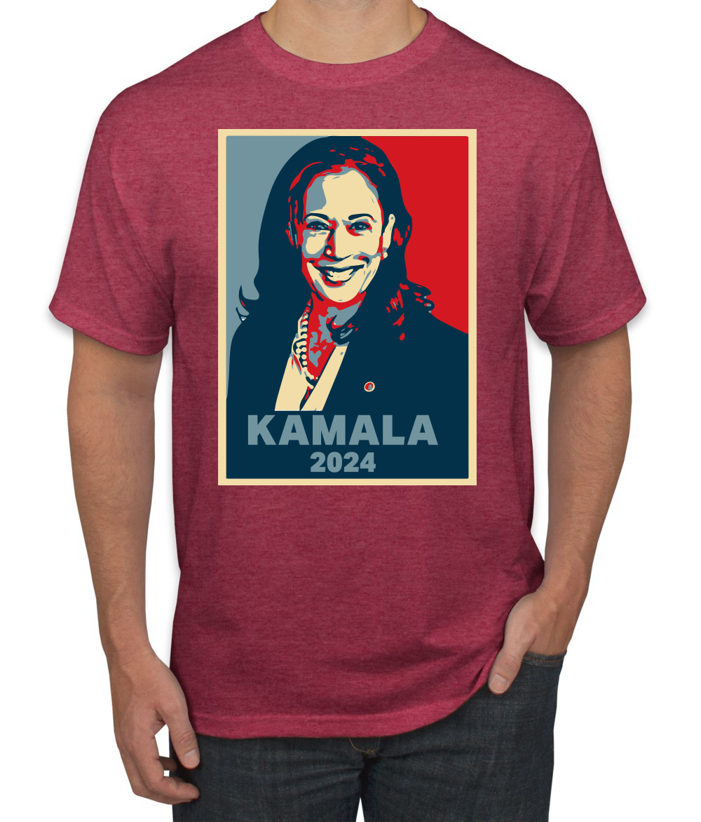 Vote Kamala Harris 2024 Hope Classic Portrait Democrat USA Election T-Shirt - Picture 11 of 14