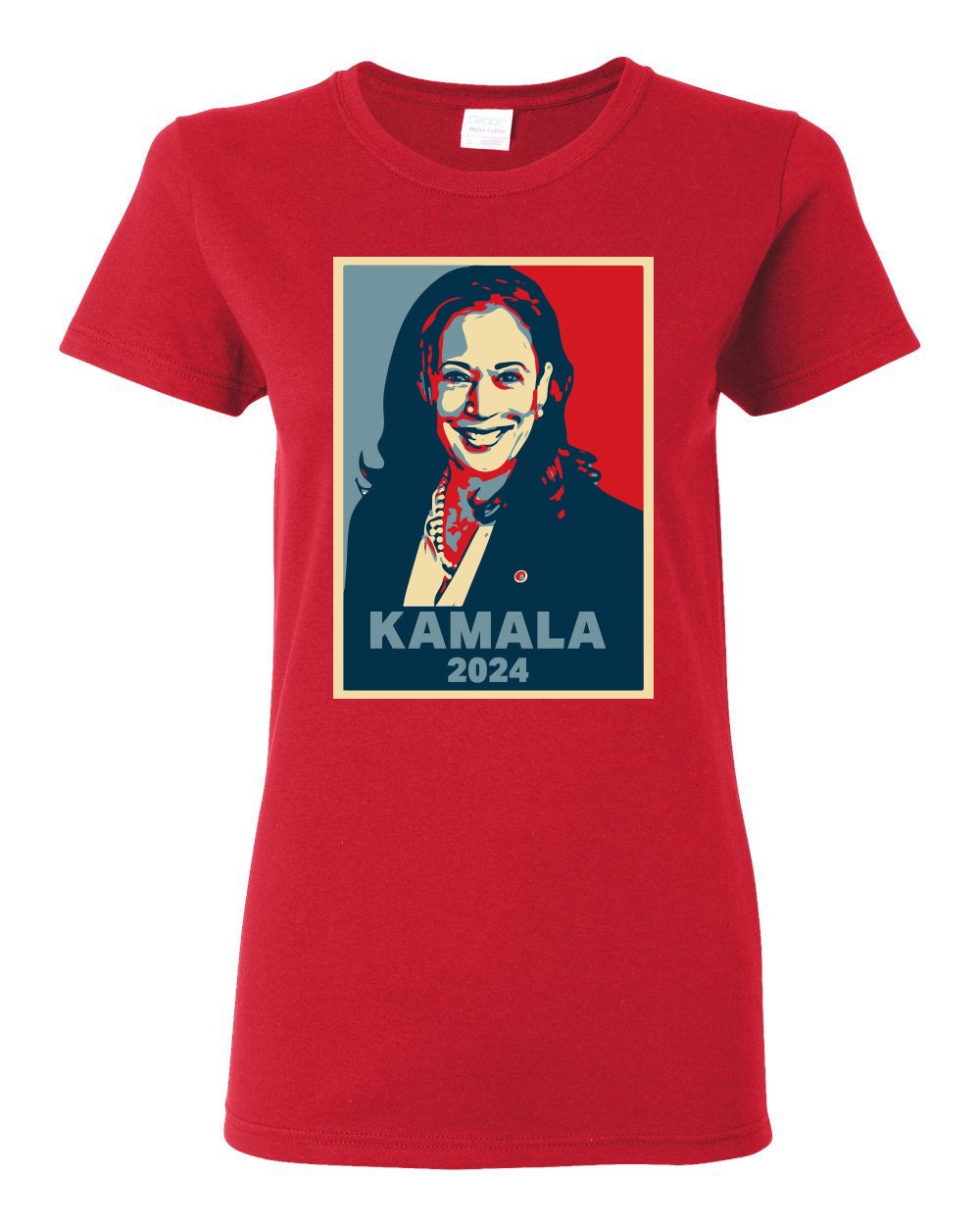 Vote Kamala Harris 2024 Hope Classic Portrait Democrat USA Election Womens Shirt - 第 7/9 張圖片