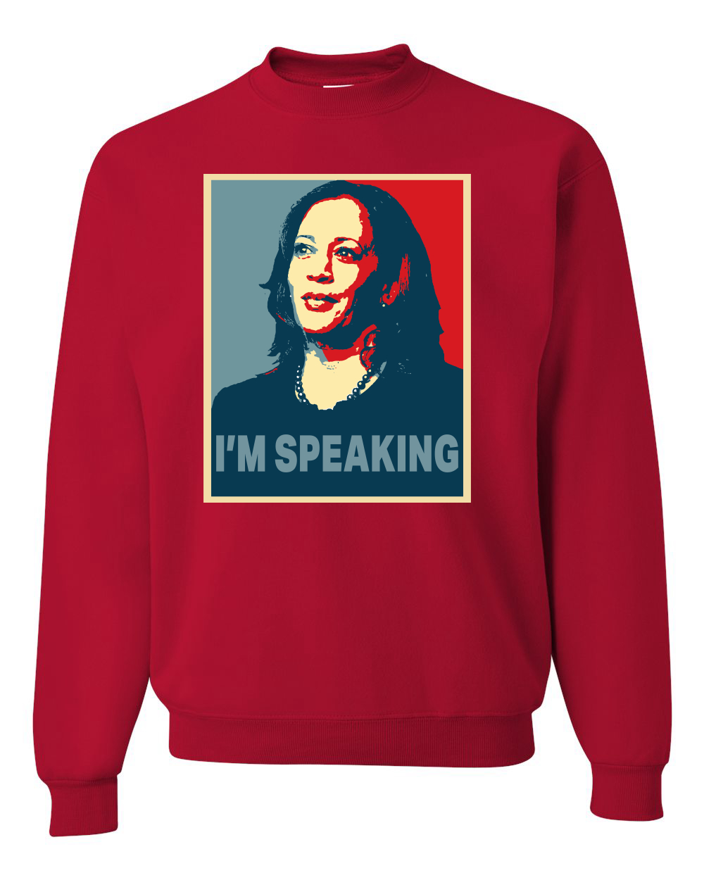 Sudadera Kamala Harris I'm Speaking Quote Clásica 2024 Elecciones EE. UU. Cuello Redondo - Imagen 7 de 12