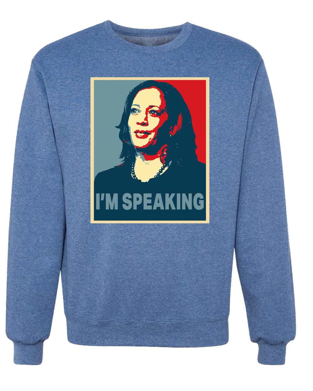 Sudadera Kamala Harris I'm Speaking Quote Clásica 2024 Elecciones EE. UU. Cuello Redondo - Imagen 9 de 12