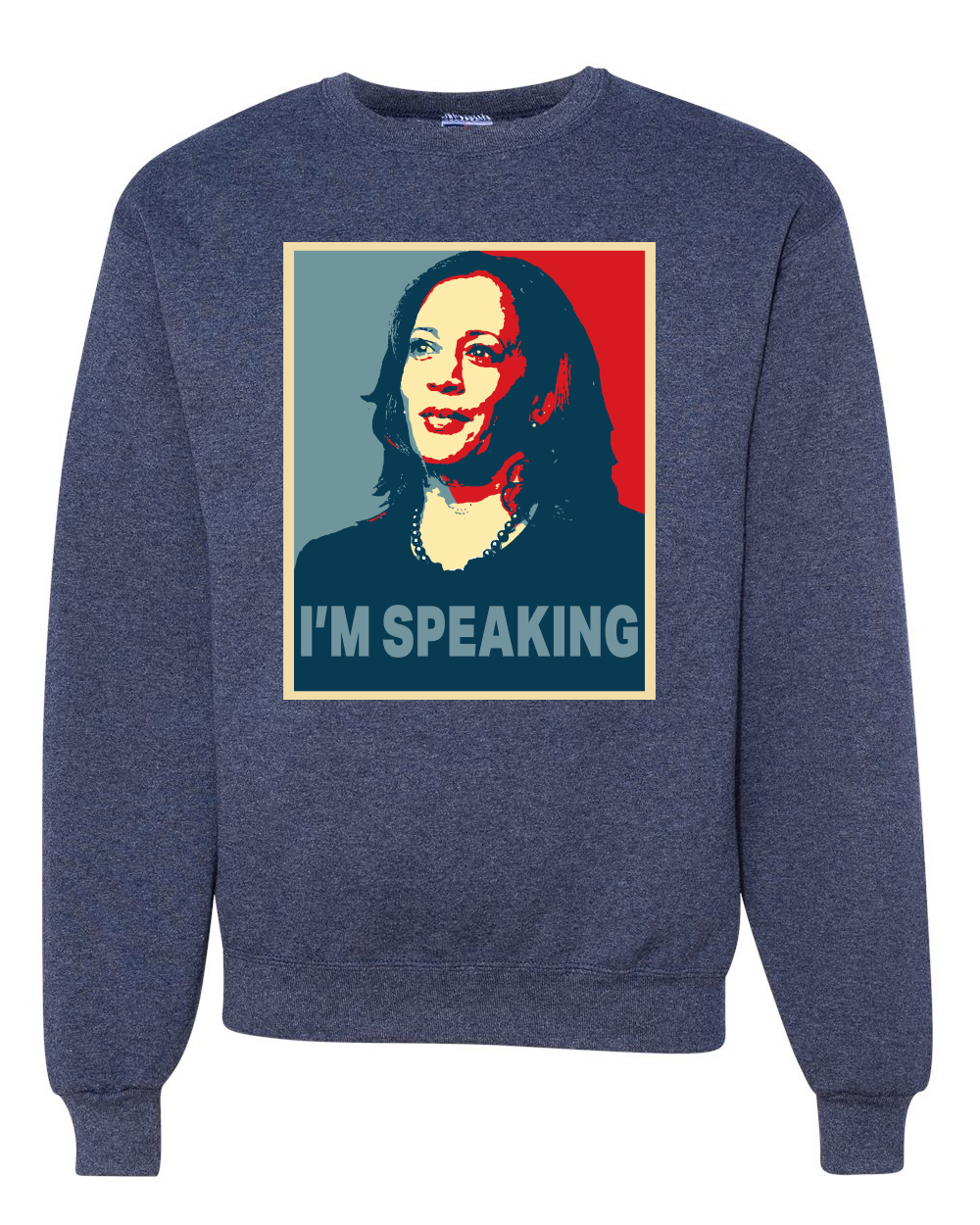 Sudadera Kamala Harris I'm Speaking Quote Clásica 2024 Elecciones EE. UU. Cuello Redondo - Imagen 10 de 12
