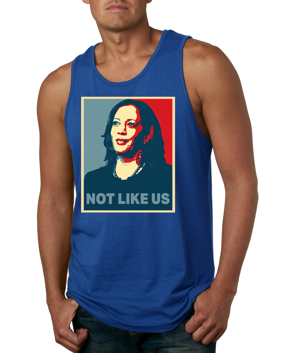 Camiseta sin mangas Kamala Harris They Not Like Us Hope Portrait 2024 elecciones de Estados Unidos para hombre - Imagen 7 de 7