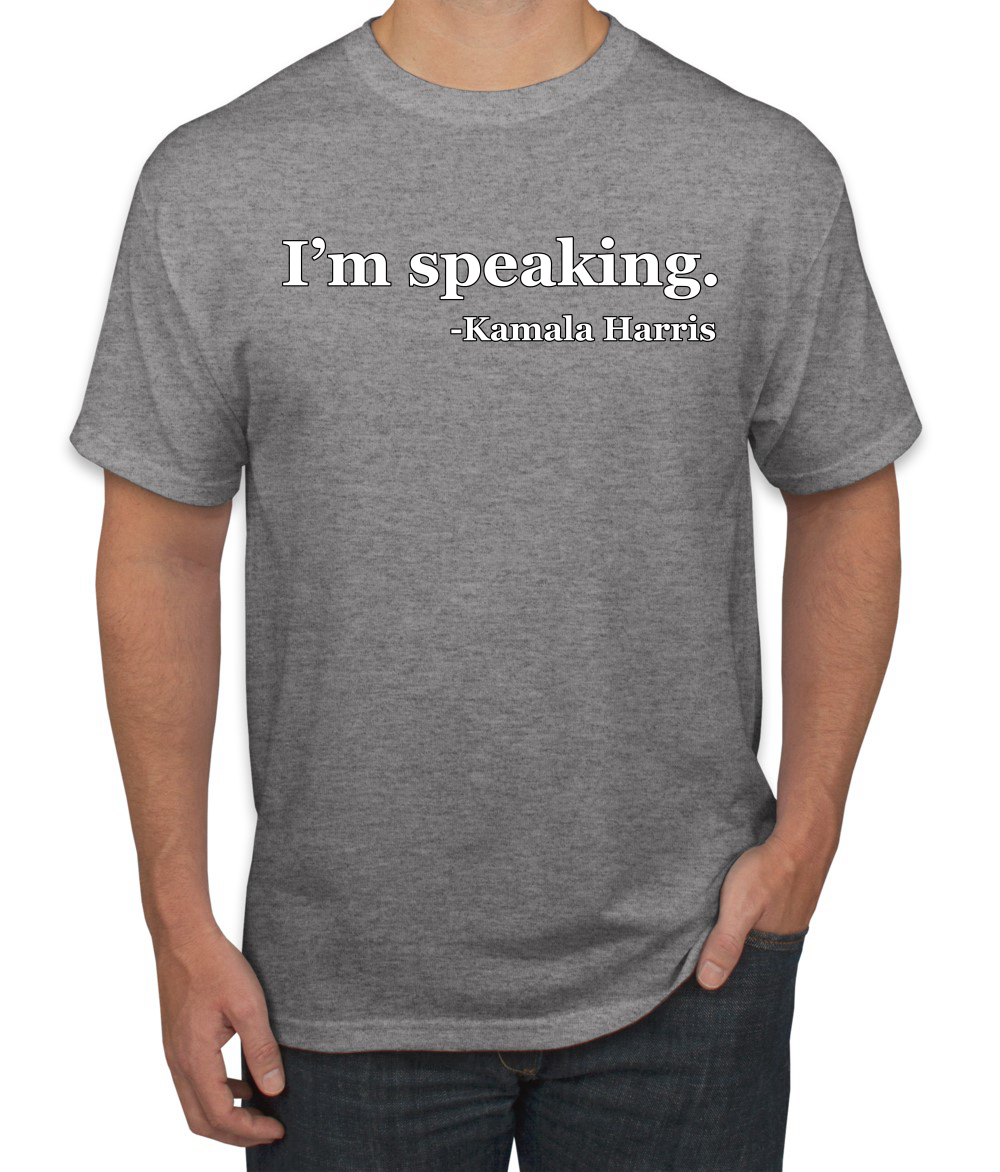 Kamala Harris I'm Speaking Quote Funny 2024 USA Election T-Shirt - Picture 4 of 14