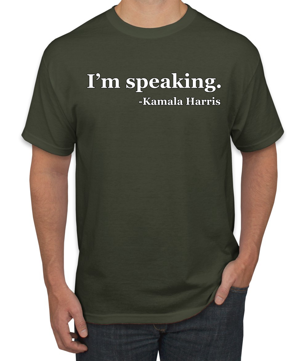 Kamala Harris I'm Speaking Quote Funny 2024 USA Election T-Shirt - Picture 13 of 14