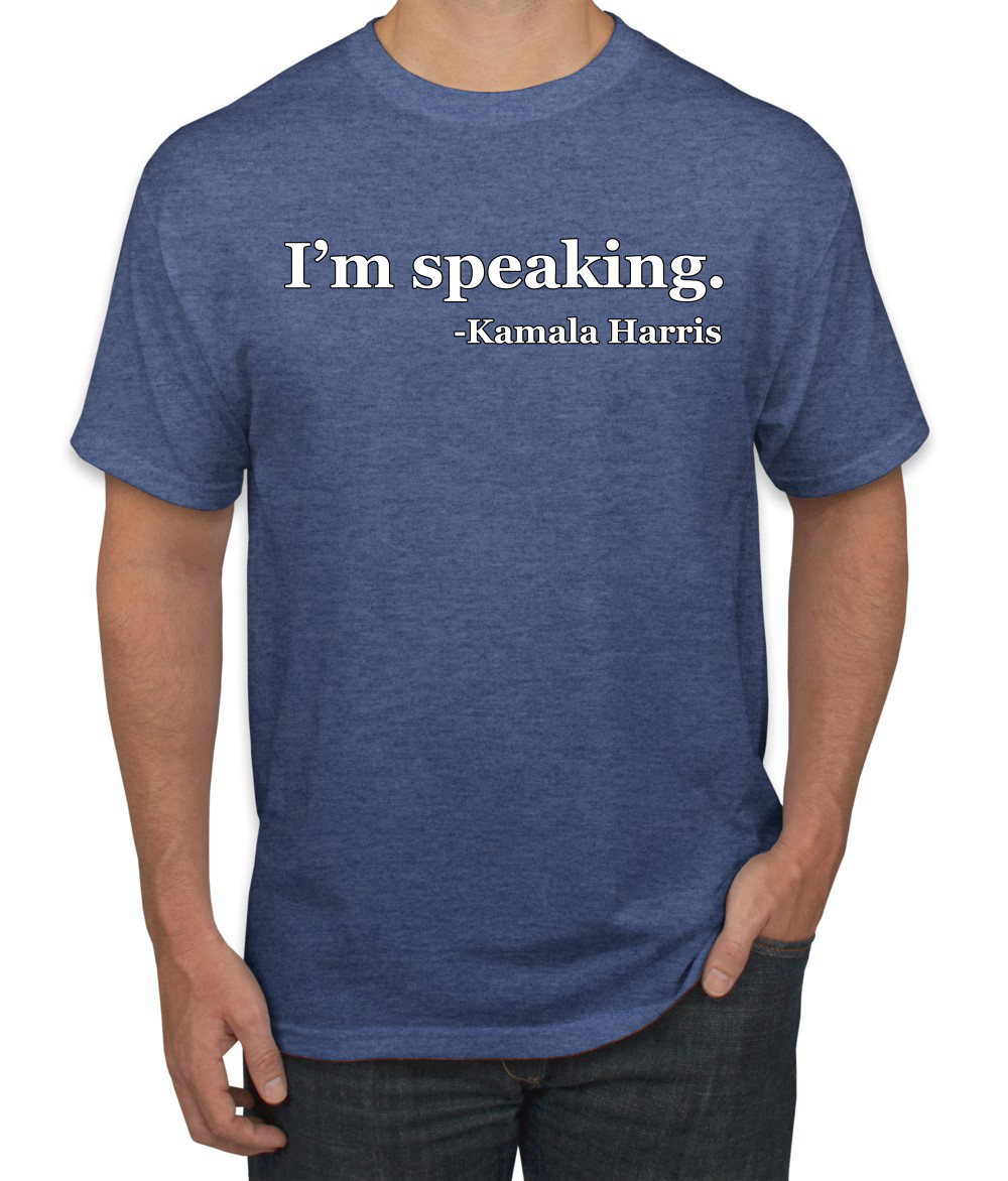 Kamala Harris I'm Speaking Quote Funny 2024 USA Election T-Shirt - Picture 9 of 14