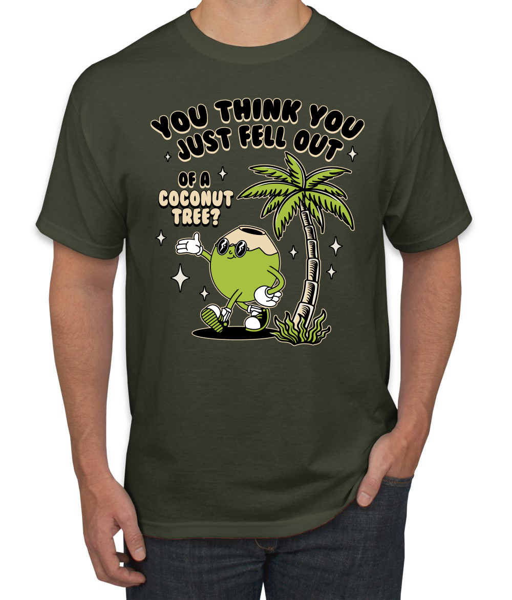 You Think You Just Fell Out of a Coconut Tree Meme Funny Kamala T-Shirt - Picture 13 of 14