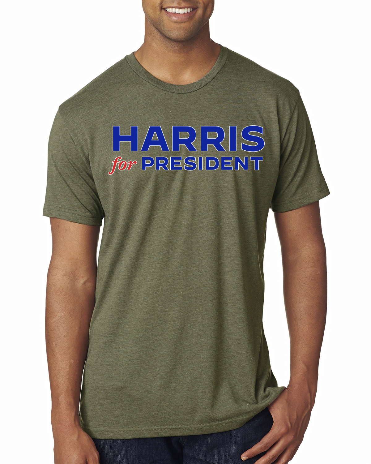 Harris for President 2024 klassisches USA Wahlkampf Logo Premium T-Shirt - Bild 8 von 8