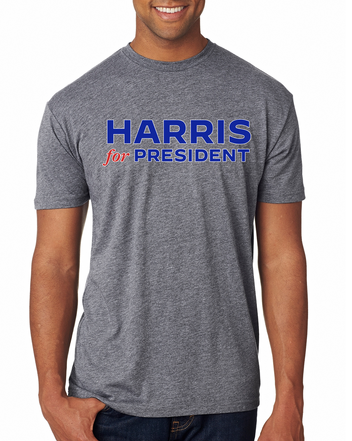 Harris for President 2024 klassisches USA Wahlkampf Logo Premium T-Shirt - Bild 3 von 8