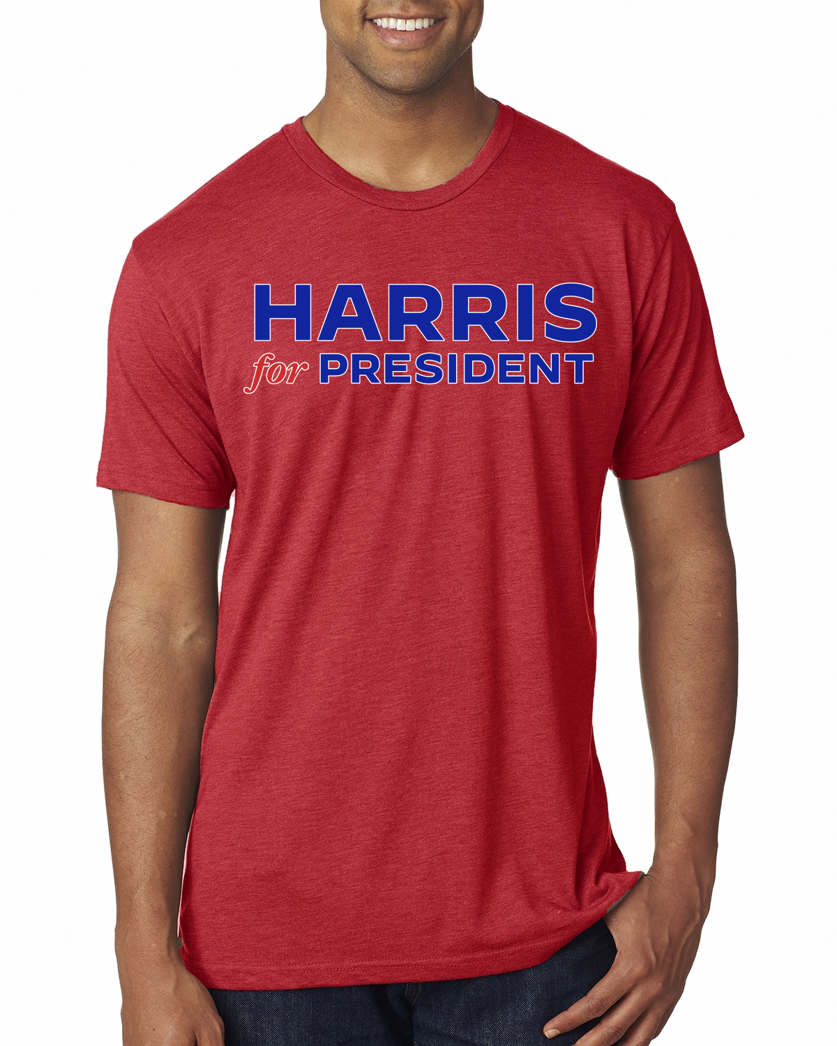 Harris for President 2024 klassisches USA Wahlkampf Logo Premium T-Shirt - Bild 6 von 8