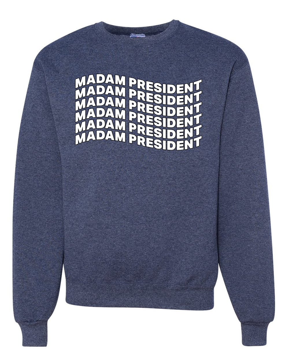 Sudadera cuello redondo Madam President Kamala Harris President 2024 USA Election - Imagen 10 de 12