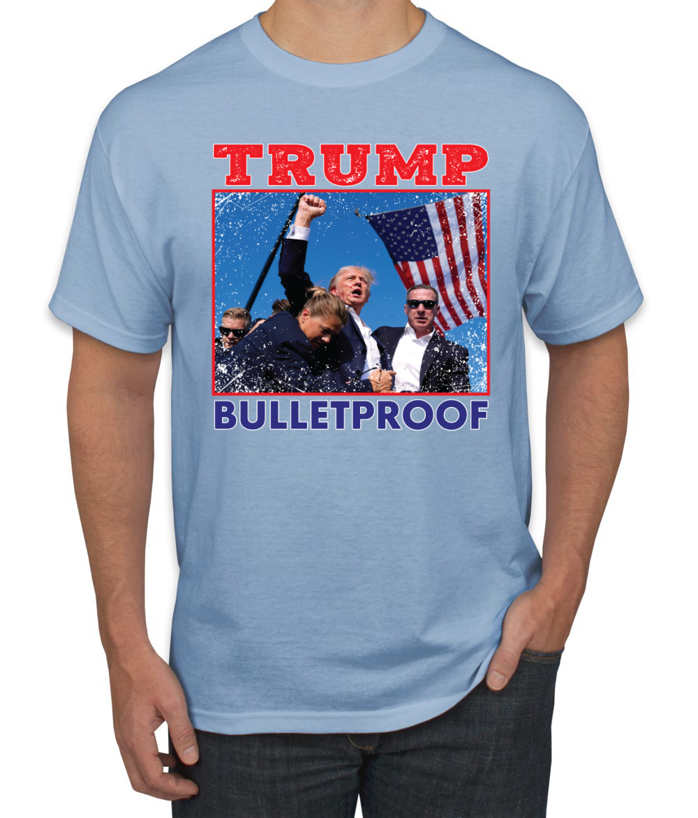 Camiseta Trump Bulletproof Make America Great Again Assassination Attent - Imagen 12 de 14