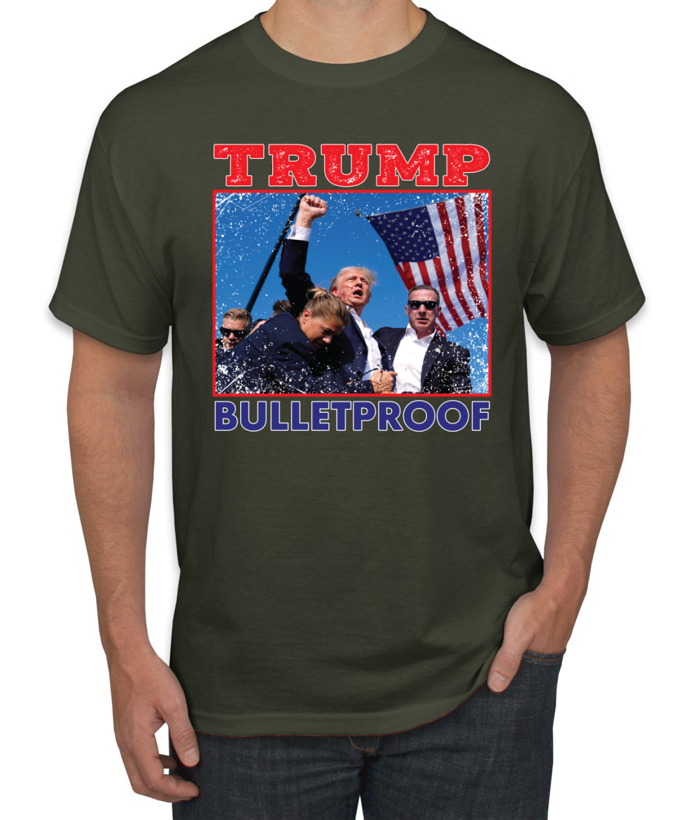 Camiseta Trump Bulletproof Make America Great Again Assassination Attent - Imagen 13 de 14