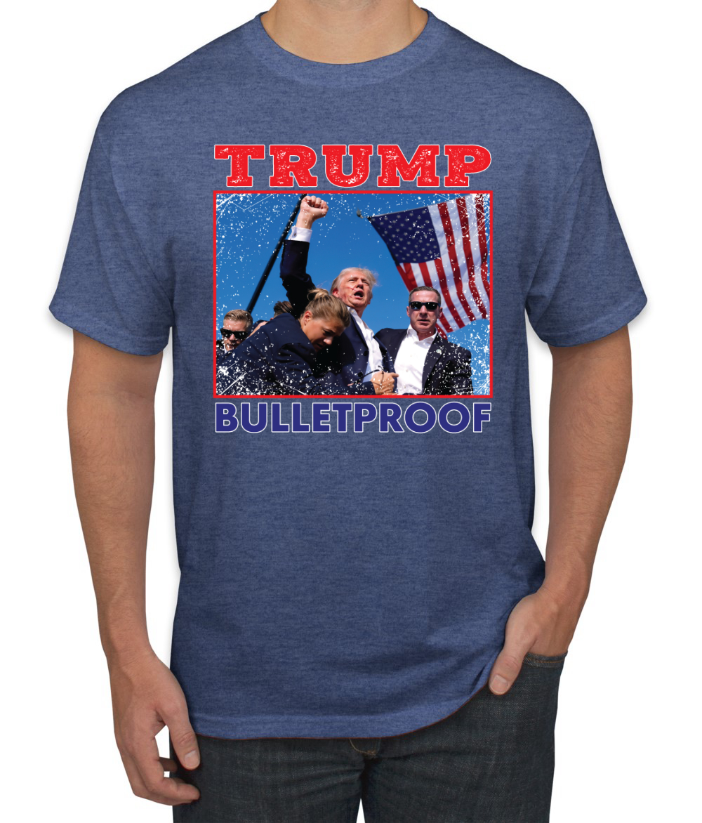 Camiseta Trump Bulletproof Make America Great Again Assassination Attent - Imagen 9 de 14