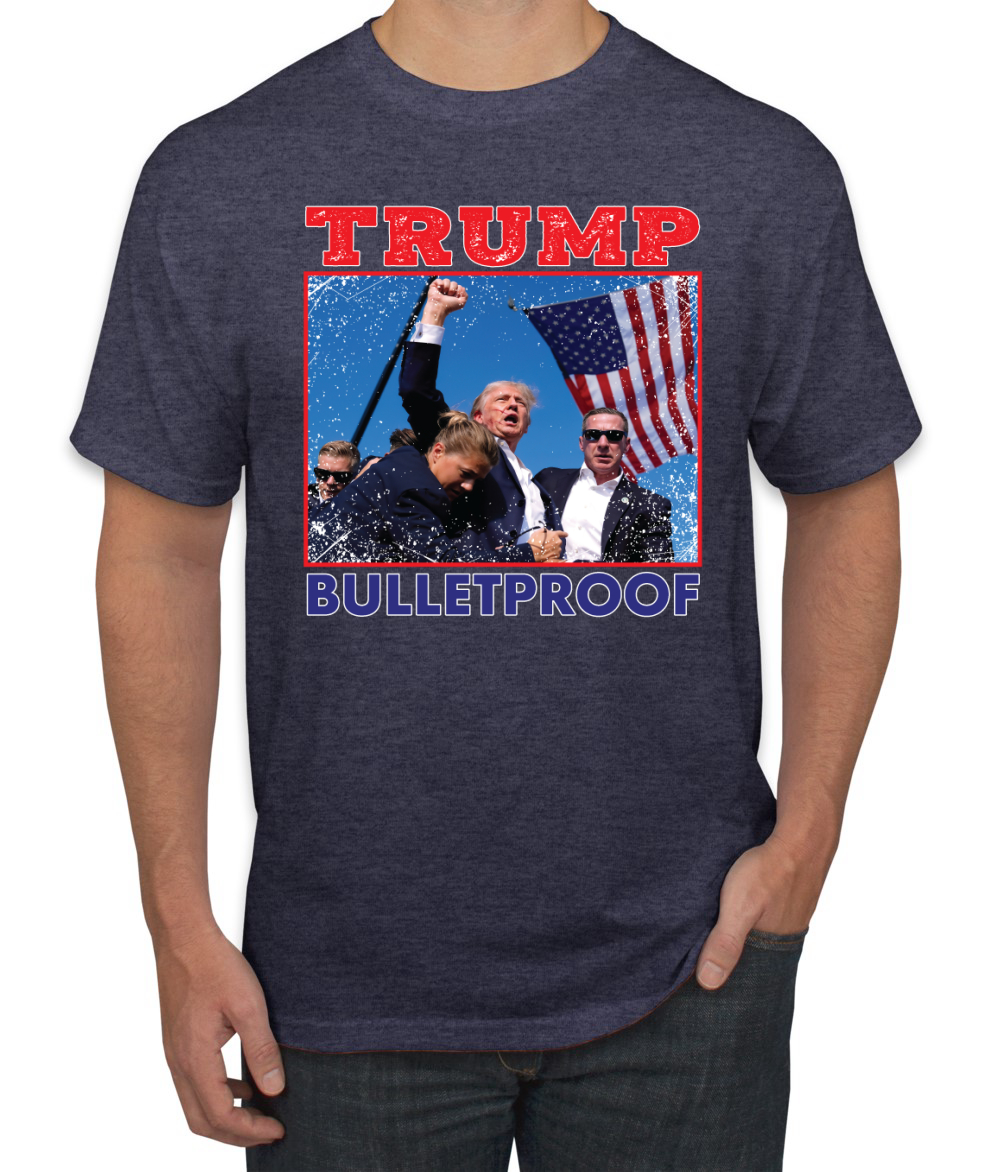 Camiseta Trump Bulletproof Make America Great Again Assassination Attent - Imagen 10 de 14