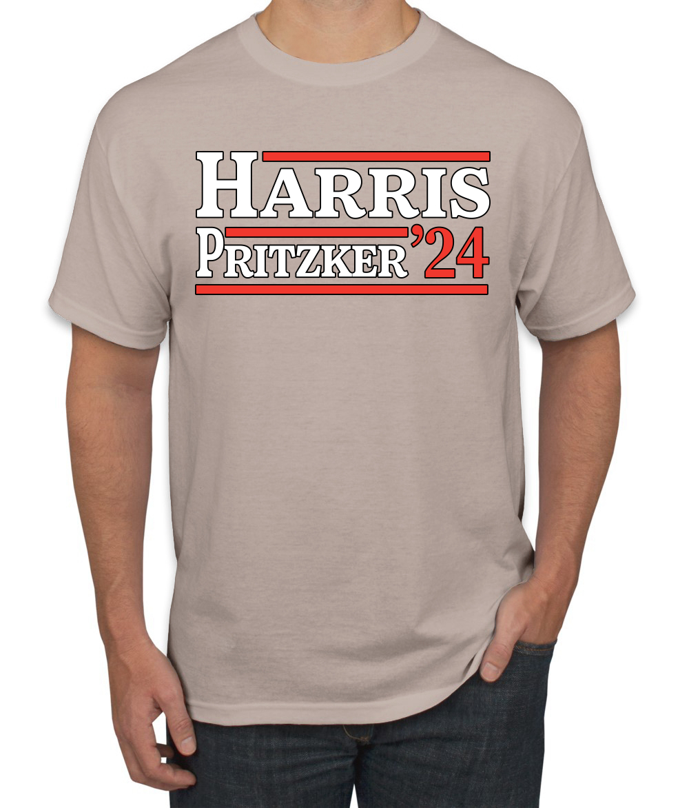 Kamala Harris JD Pritzker 2024 Democrat VP Vice President USA T-Shirt - Picture 14 of 14