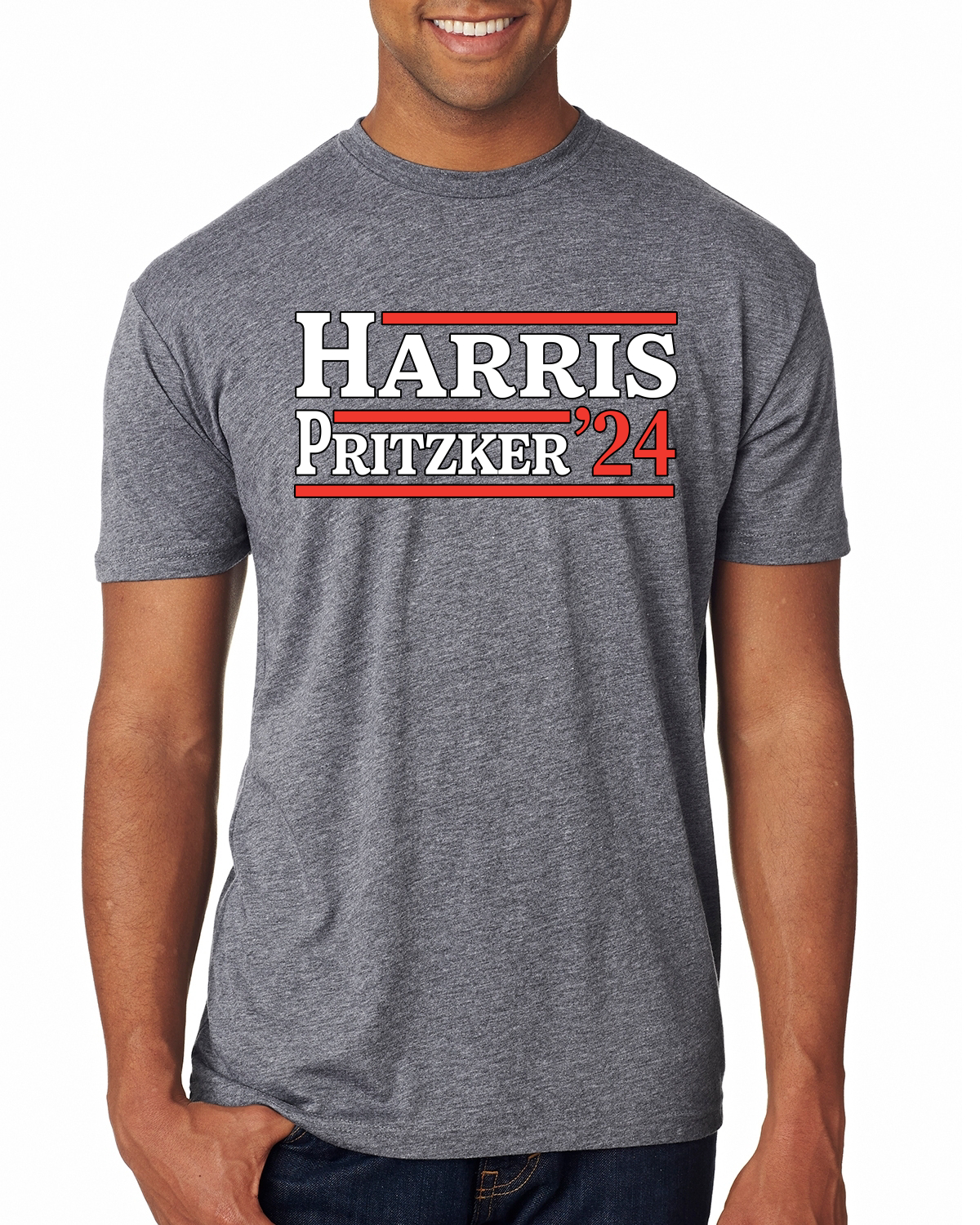 T-Shirt Kamala Harris JD Pritzker 2024 Demokrat VP Vice President USA Premium - Bild 3 von 8