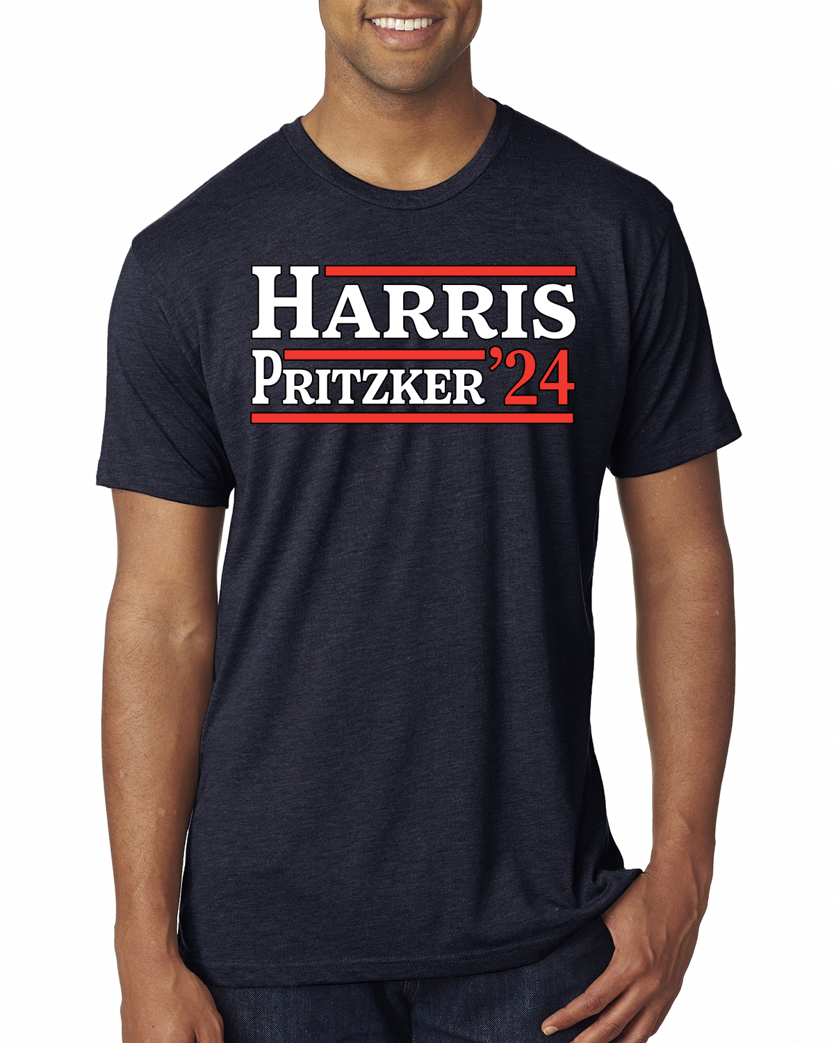 T-Shirt Kamala Harris JD Pritzker 2024 Demokrat VP Vice President USA Premium - Bild 5 von 8