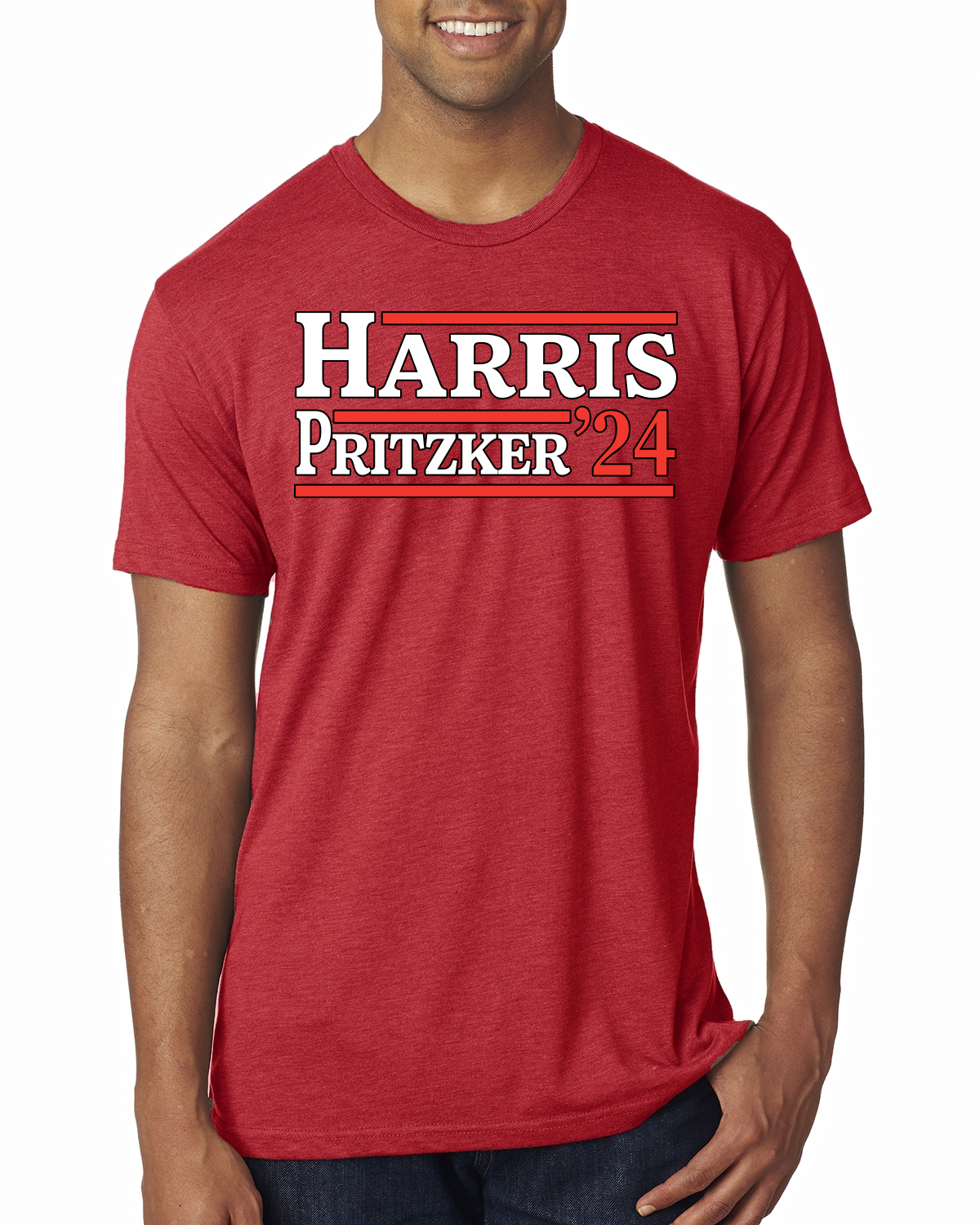 T-Shirt Kamala Harris JD Pritzker 2024 Demokrat VP Vice President USA Premium - Bild 6 von 8