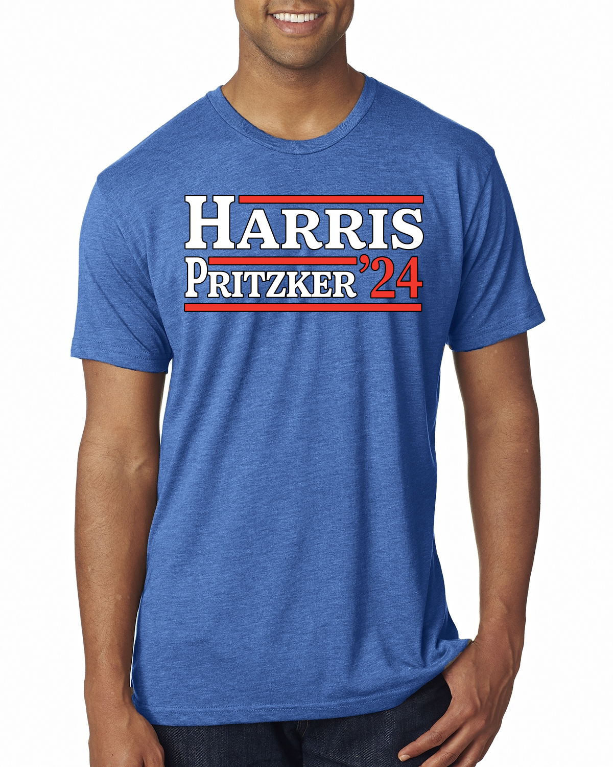 T-Shirt Kamala Harris JD Pritzker 2024 Demokrat VP Vice President USA Premium - Bild 7 von 8