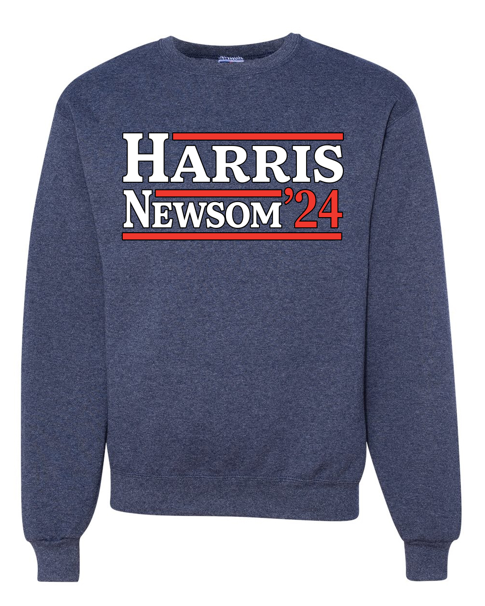 Sudadera Kamala Harris Gavin Newsom 2024 VP Vicepresidente EE. UU. Cuello Redondo - Imagen 10 de 12